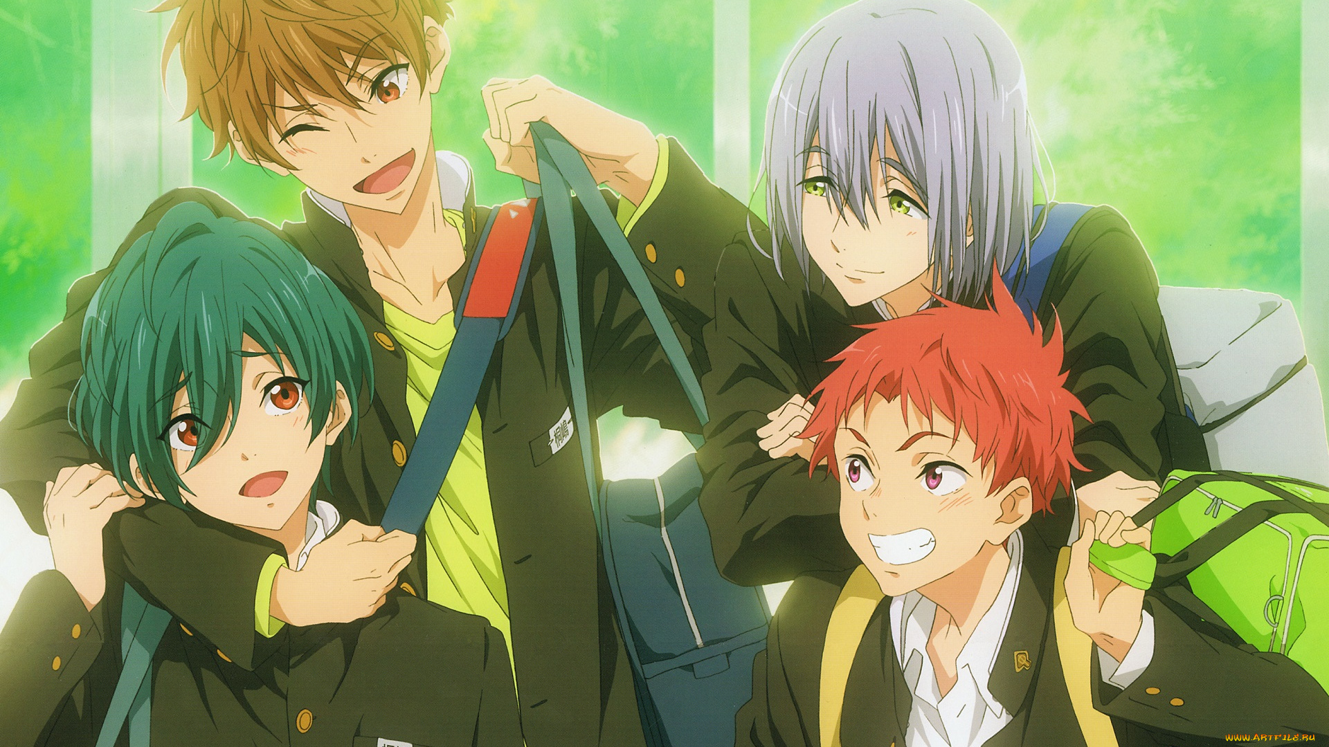 аниме, free, мальчики