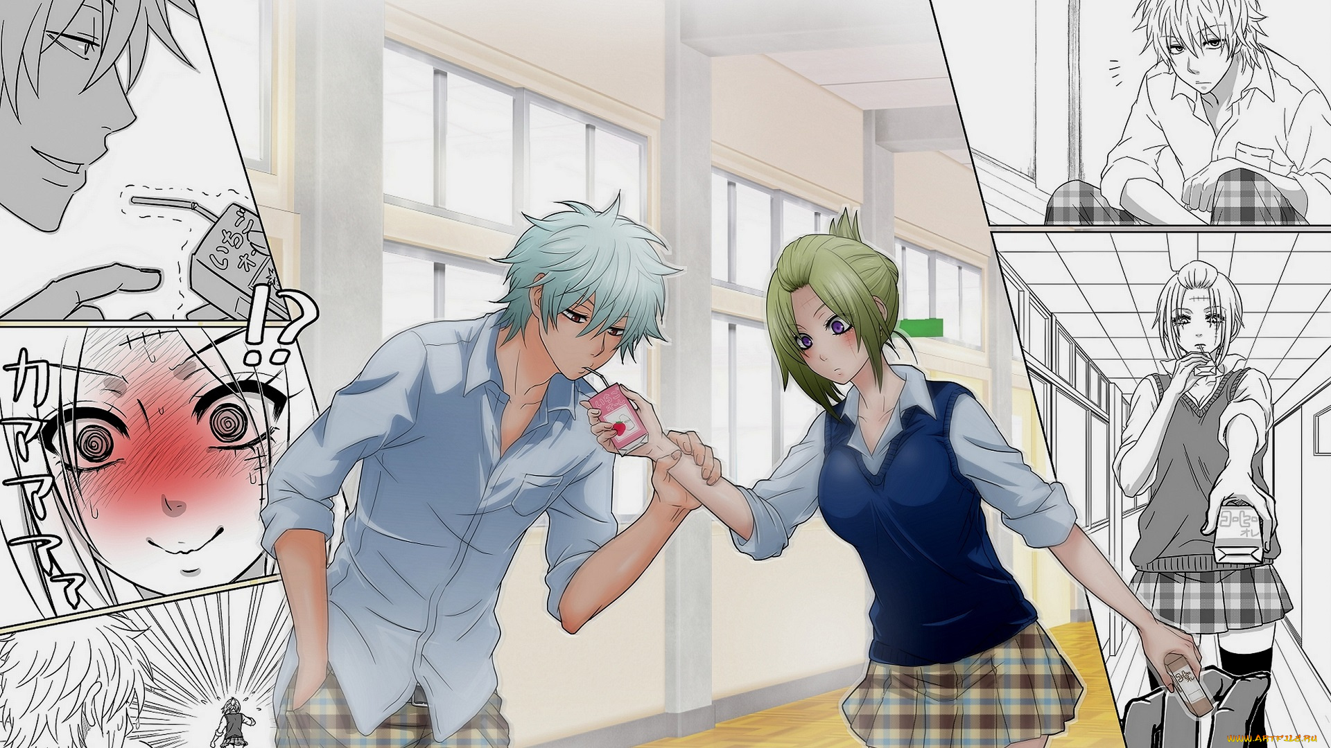 аниме, gintama, пара