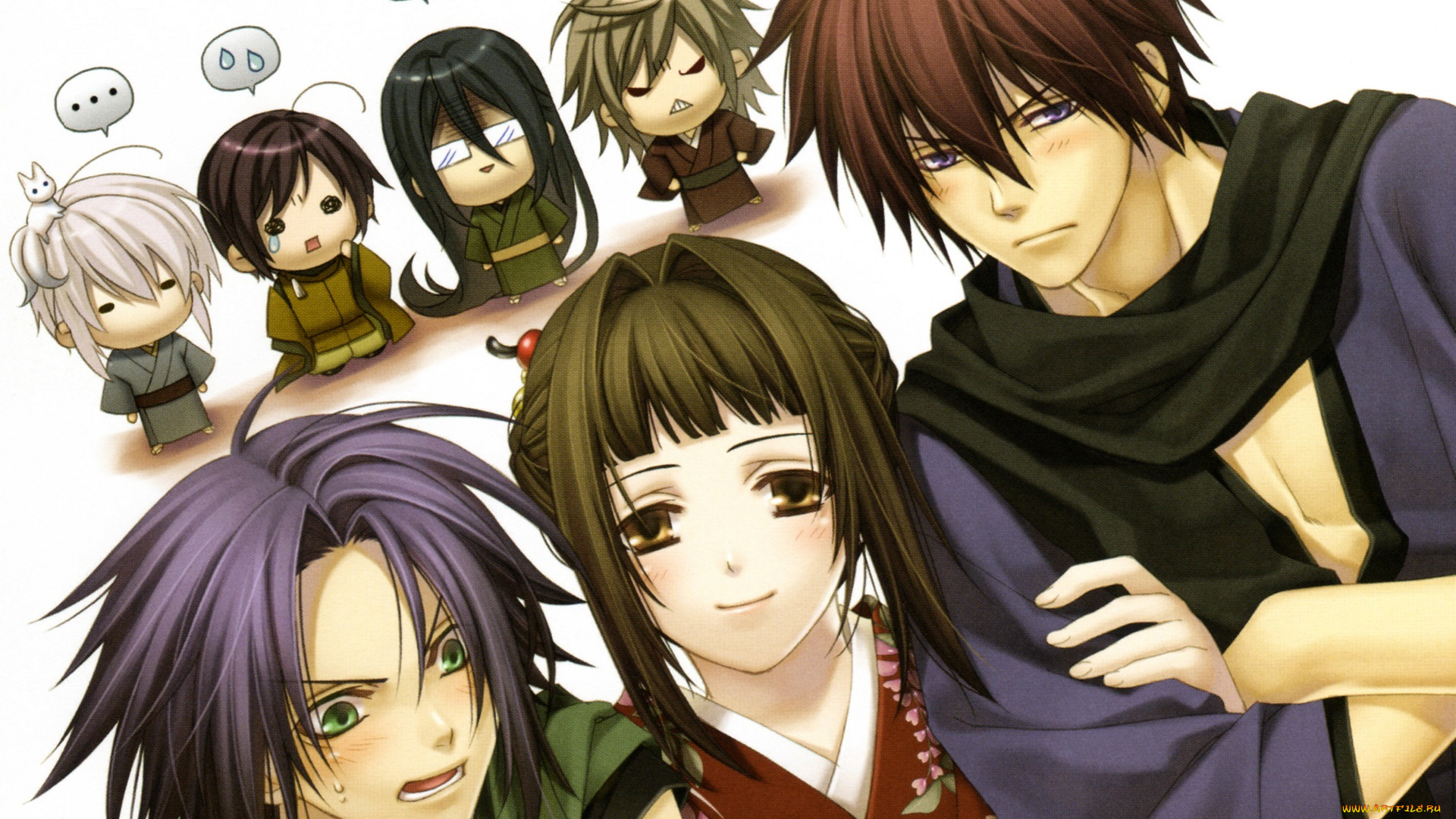 аниме, hiiro, no, kakera, парни