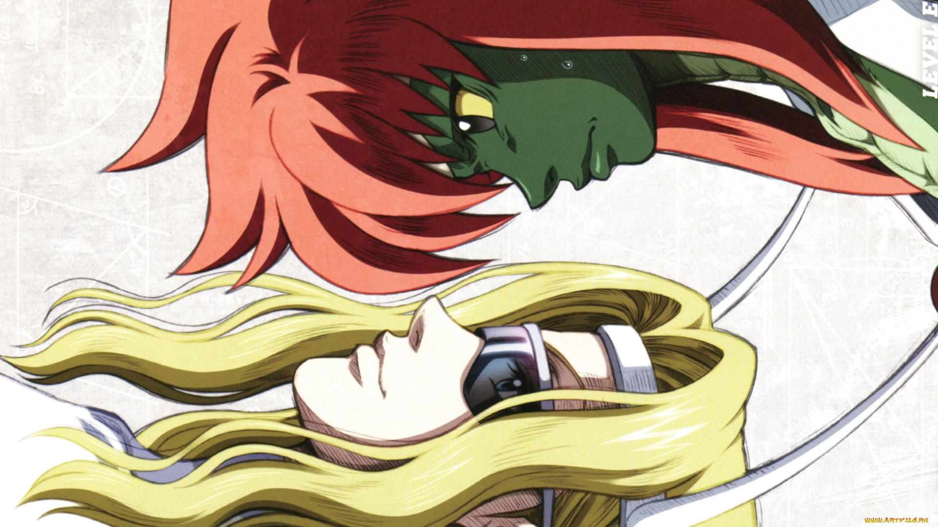 аниме, level, e, девушка, принц, инопланетяне