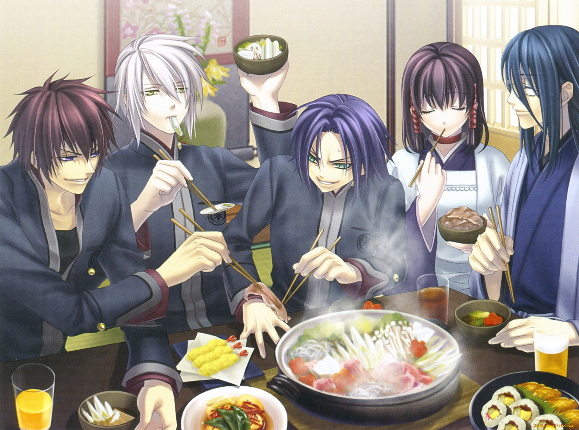 аниме, hiiro, no, kakera, парни