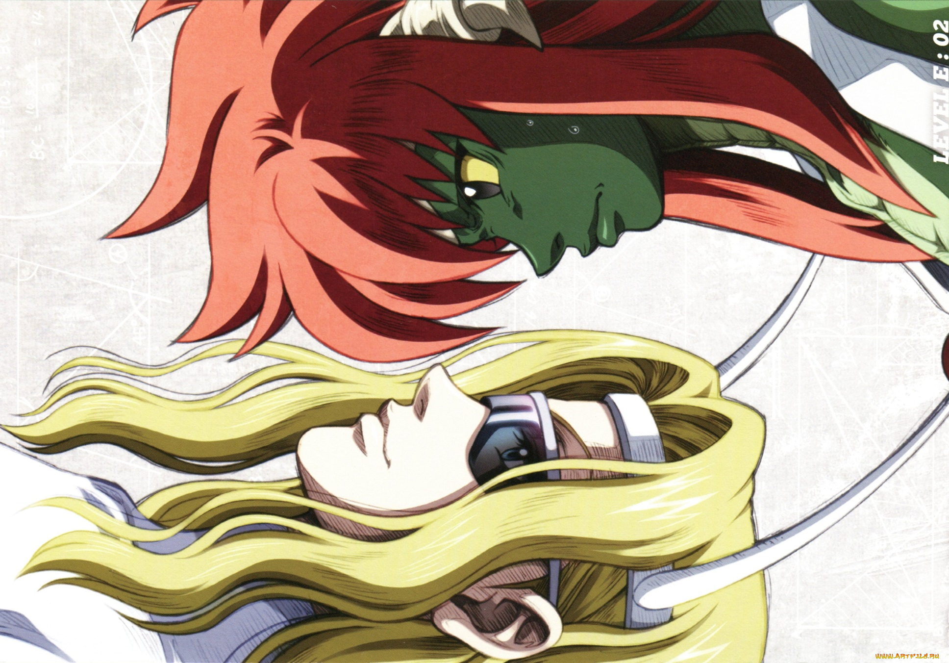 аниме, level, e, девушка, принц, инопланетяне