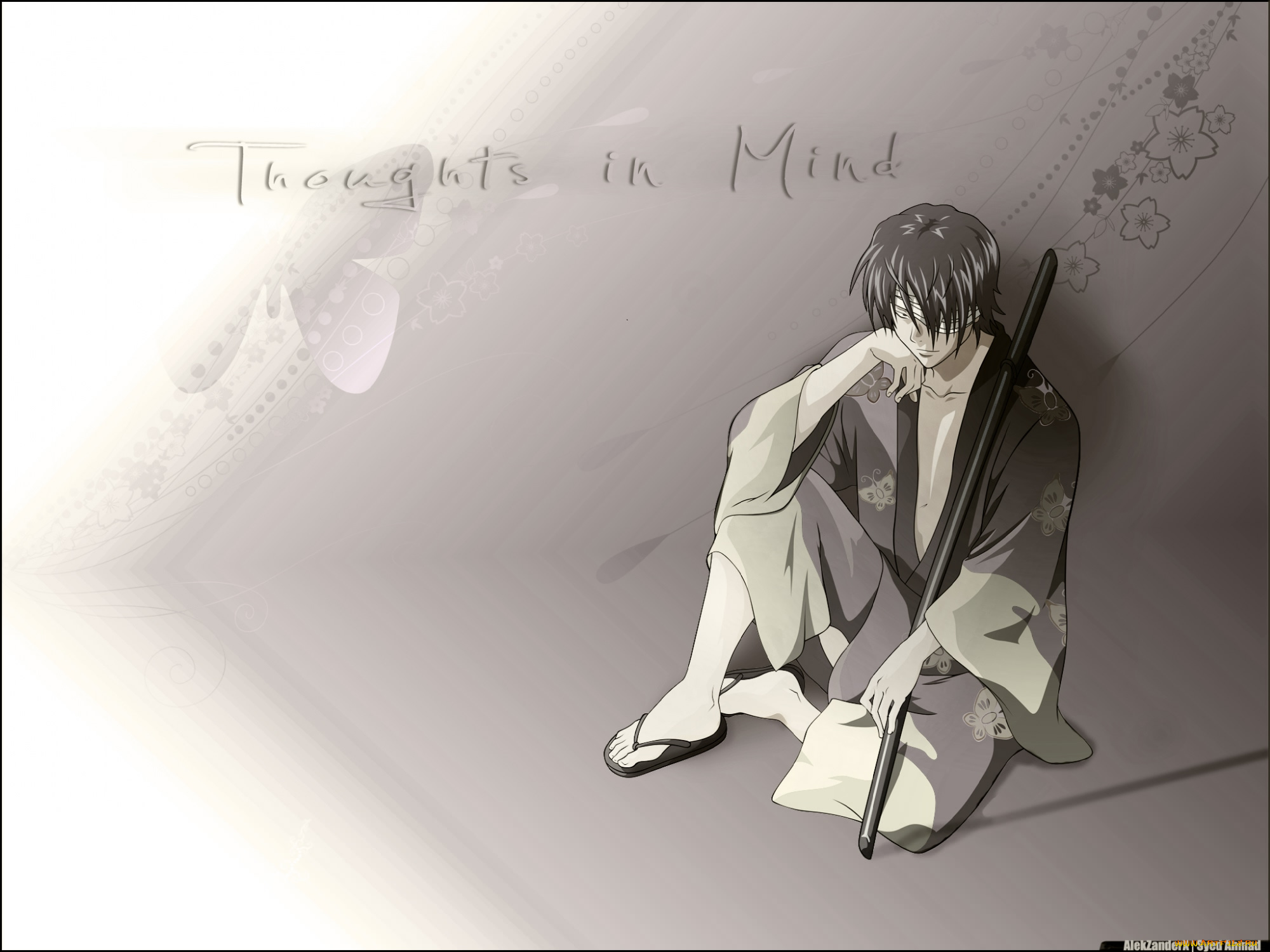 аниме, gintama, парень