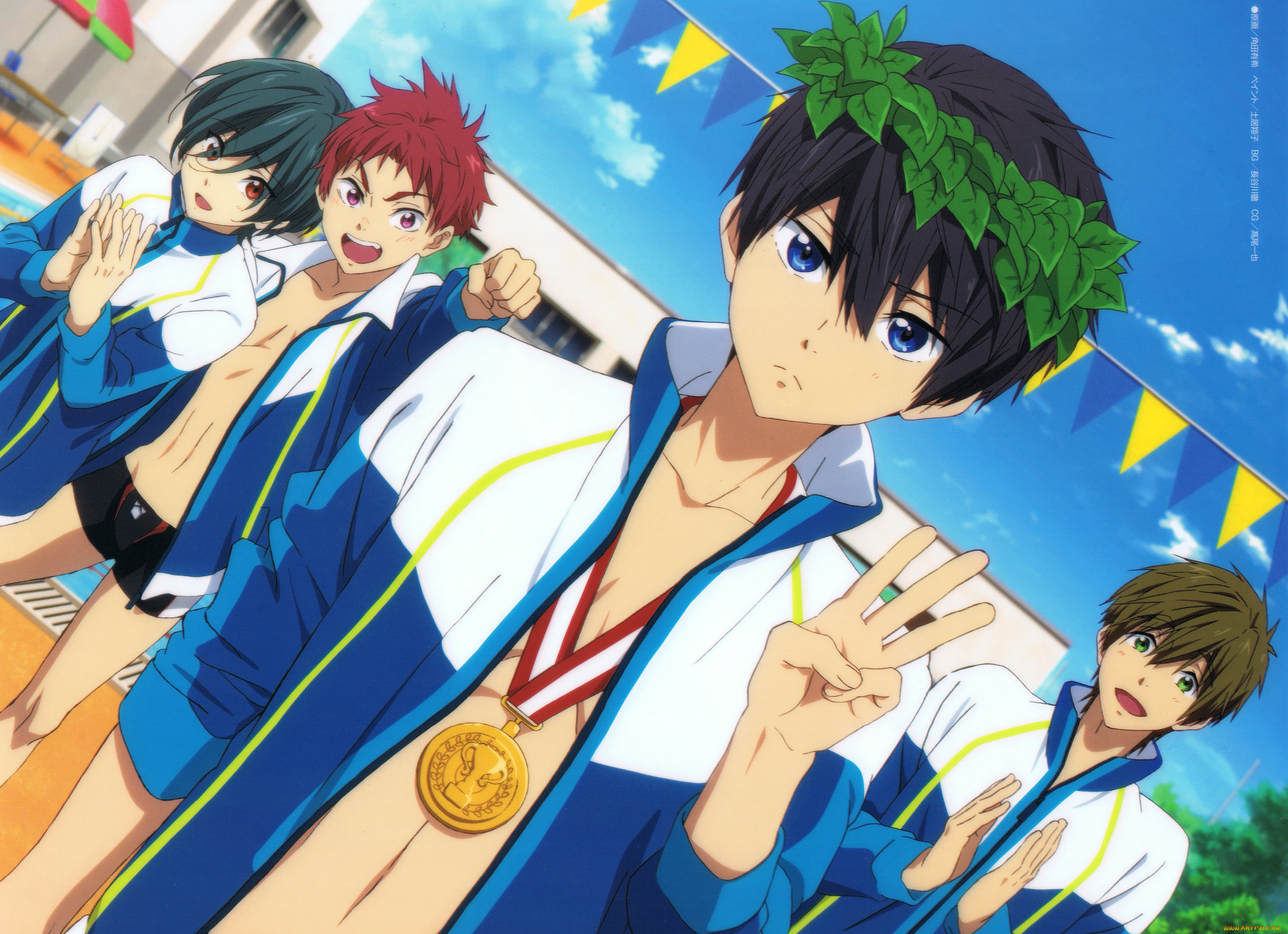 аниме, free, парни