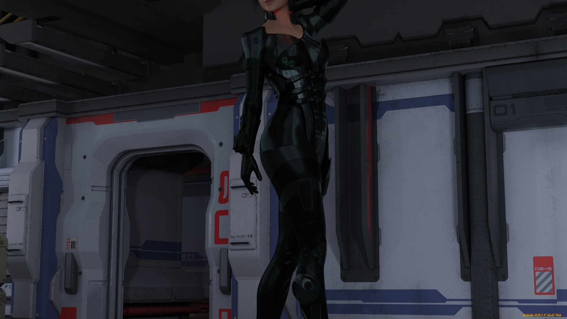 3д, графика, фантазия, , fantasy, девушка, взгляд, фон