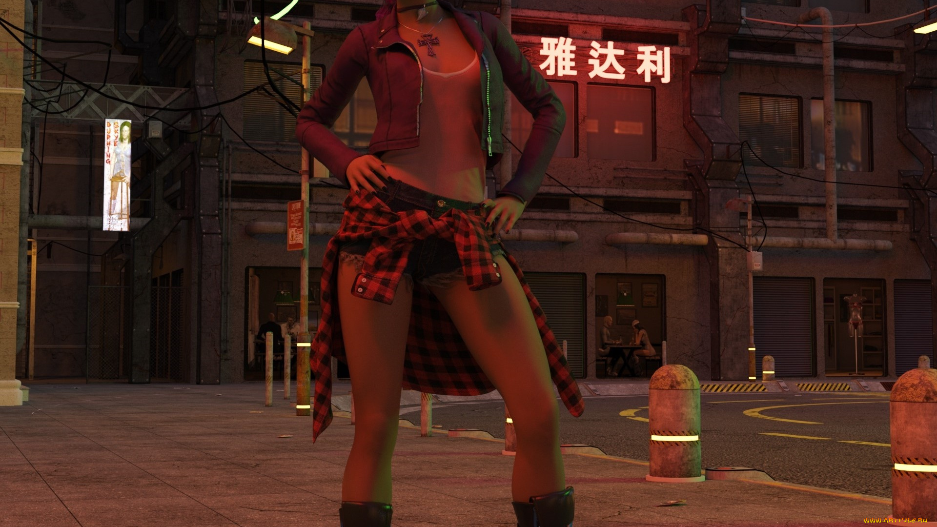 3д, графика, люди, , people, девушка, взгляд, фон