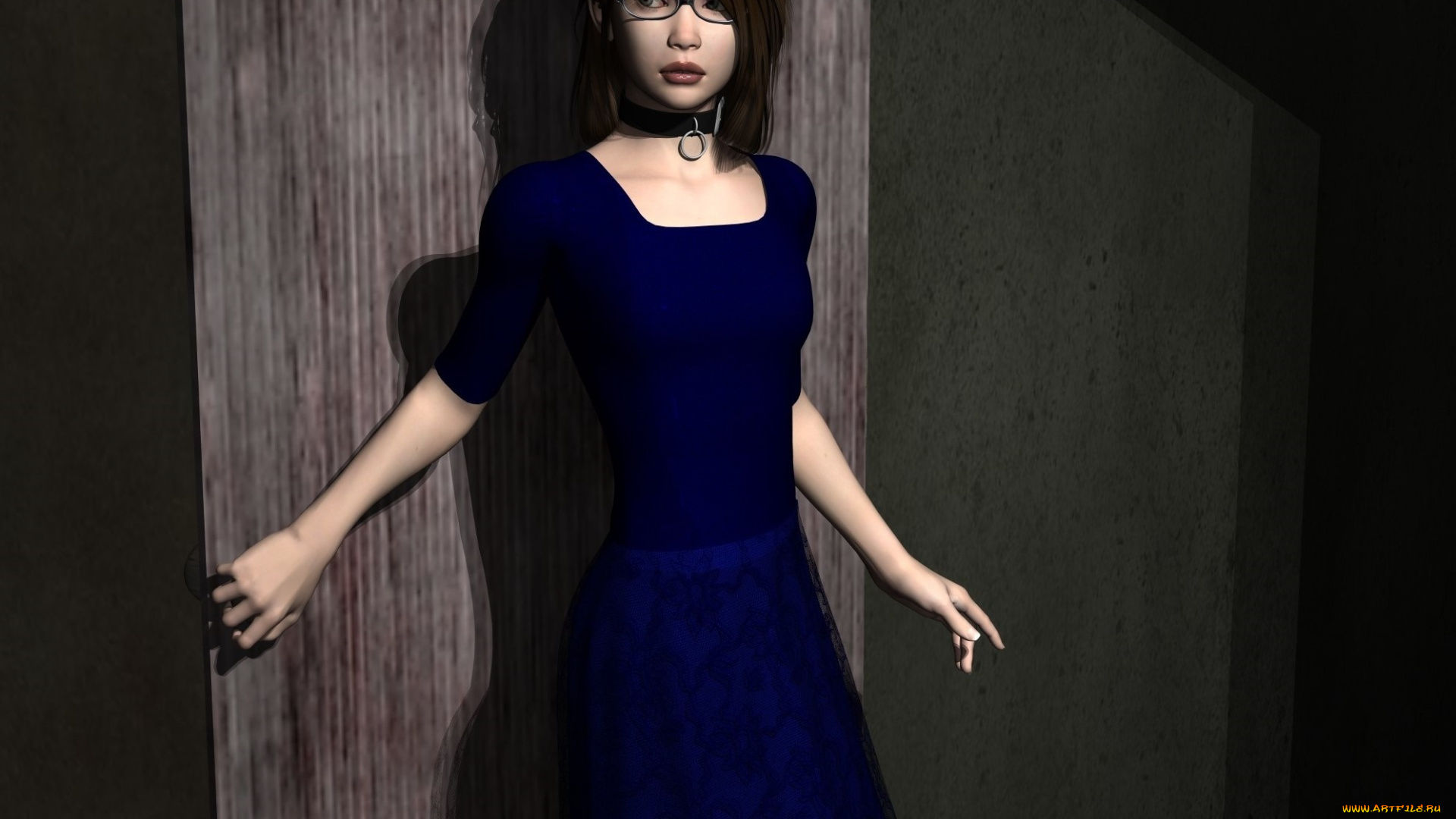 3д, графика, люди, , people, девушка, взгляд, фон