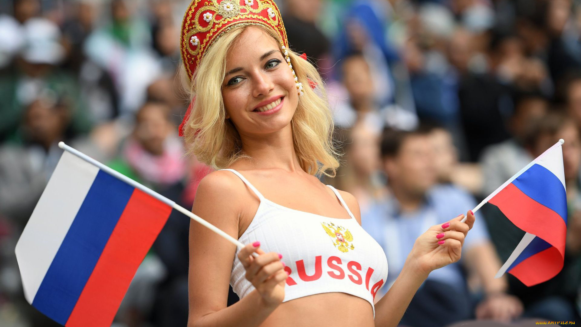 девушки, -unsort, , блондинки, , светловолосые, 2018, девушка, чемпионат, мира, спорт, футбол, football