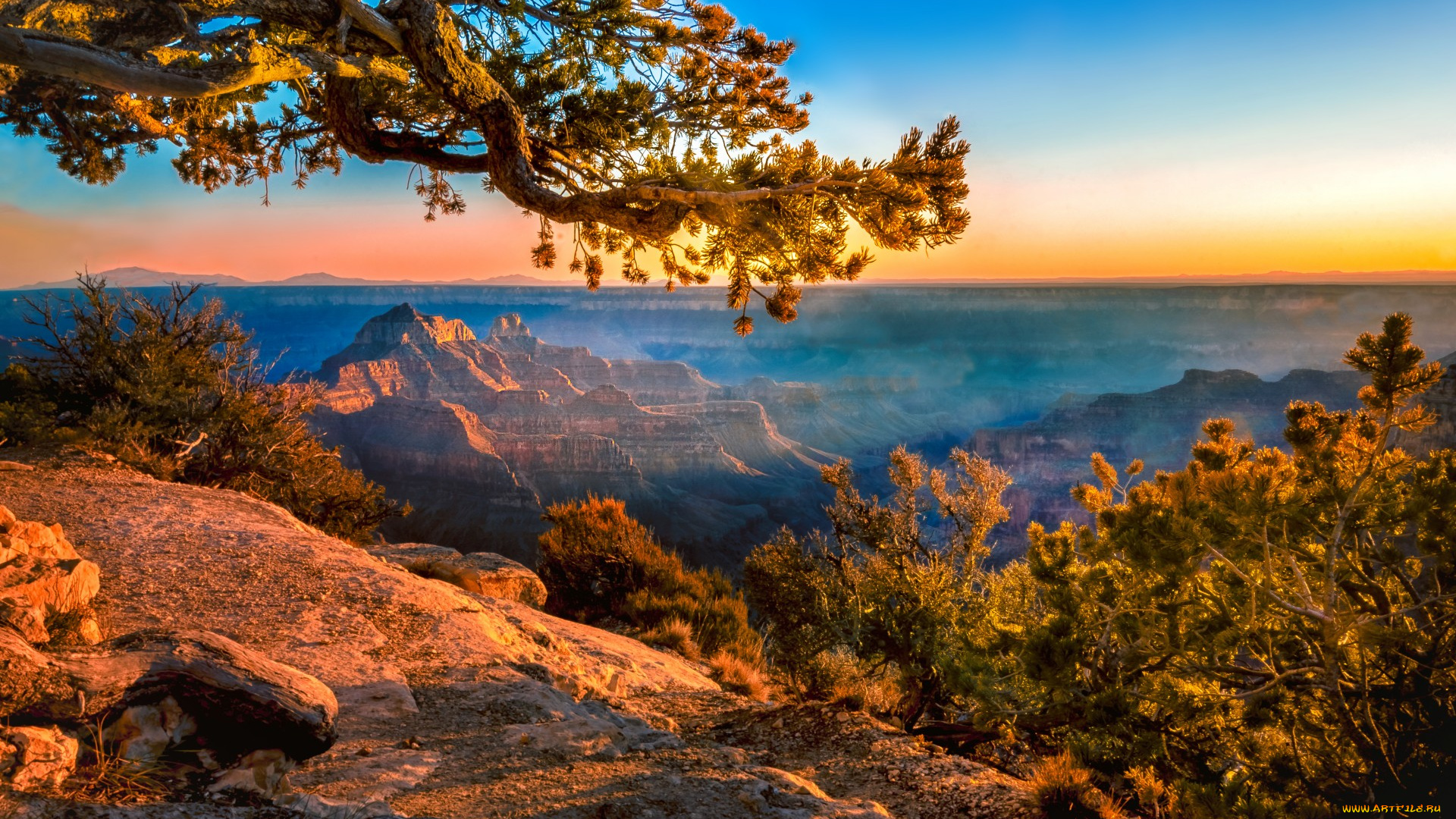 природа, горы, простор