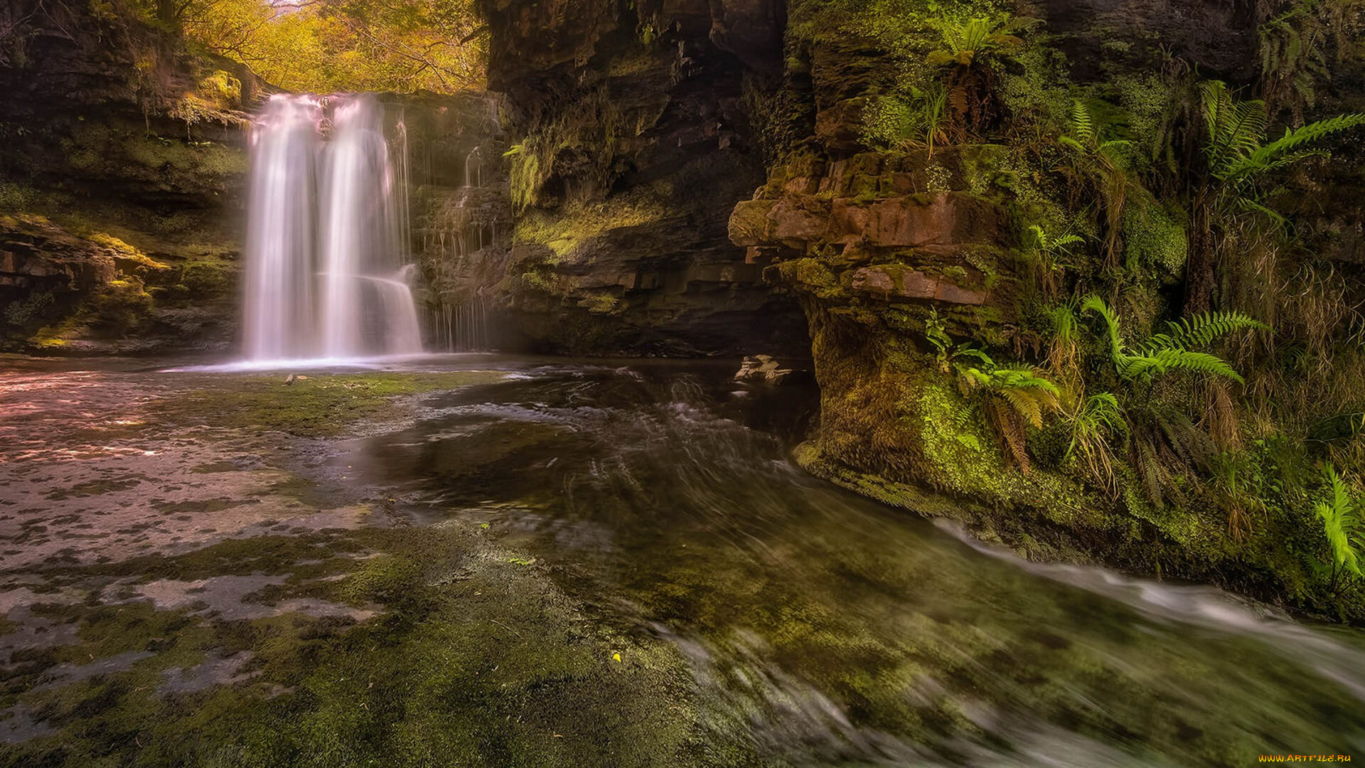 природа, водопады, простор