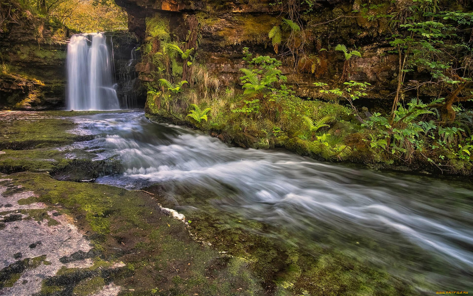 природа, побережье, простор
