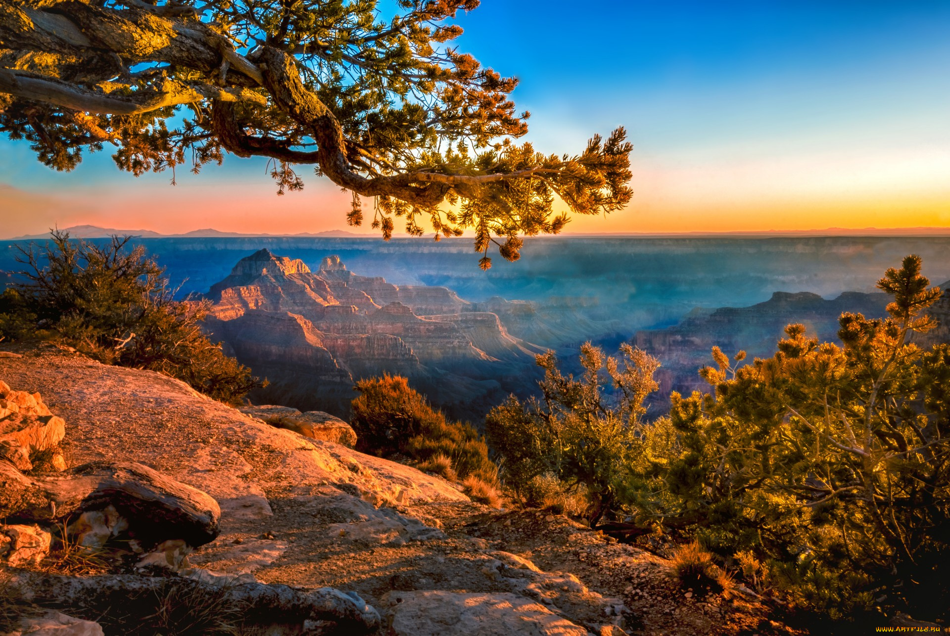 природа, горы, простор