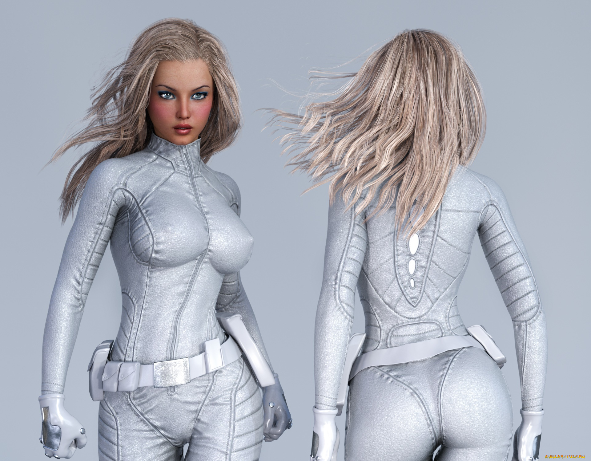 3д, графика, люди, , people, девушка, взгляд, фон