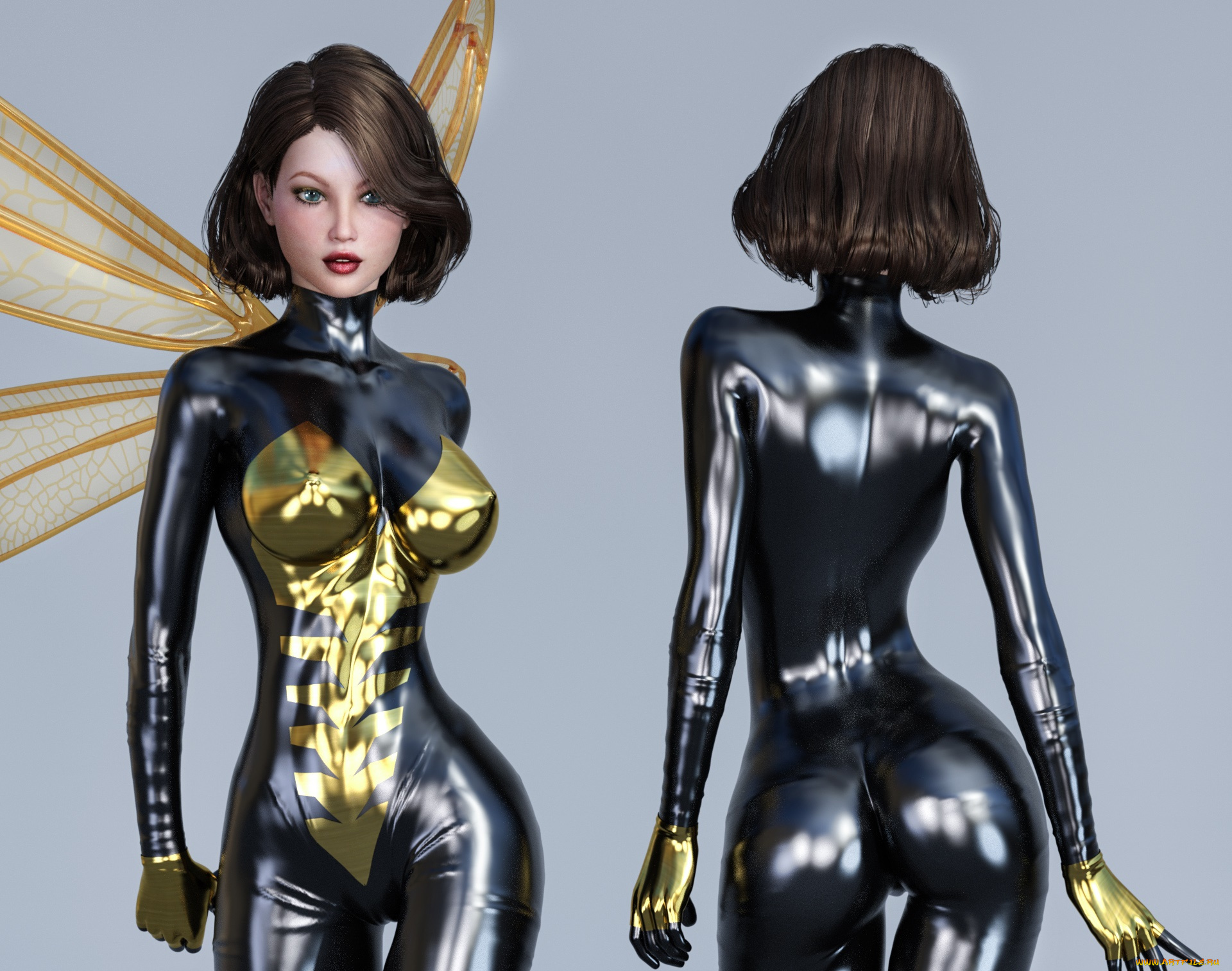 3д, графика, люди, , people, девушка, взгляд, фон