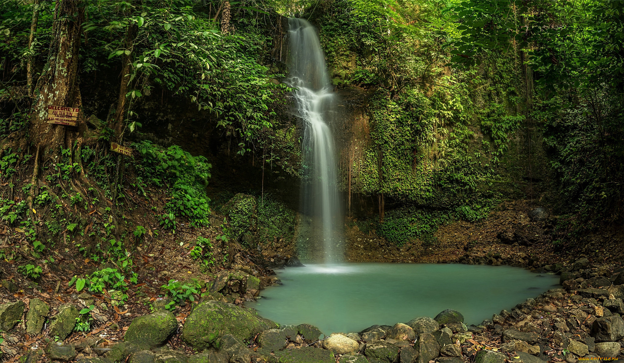 природа, водопады, простор