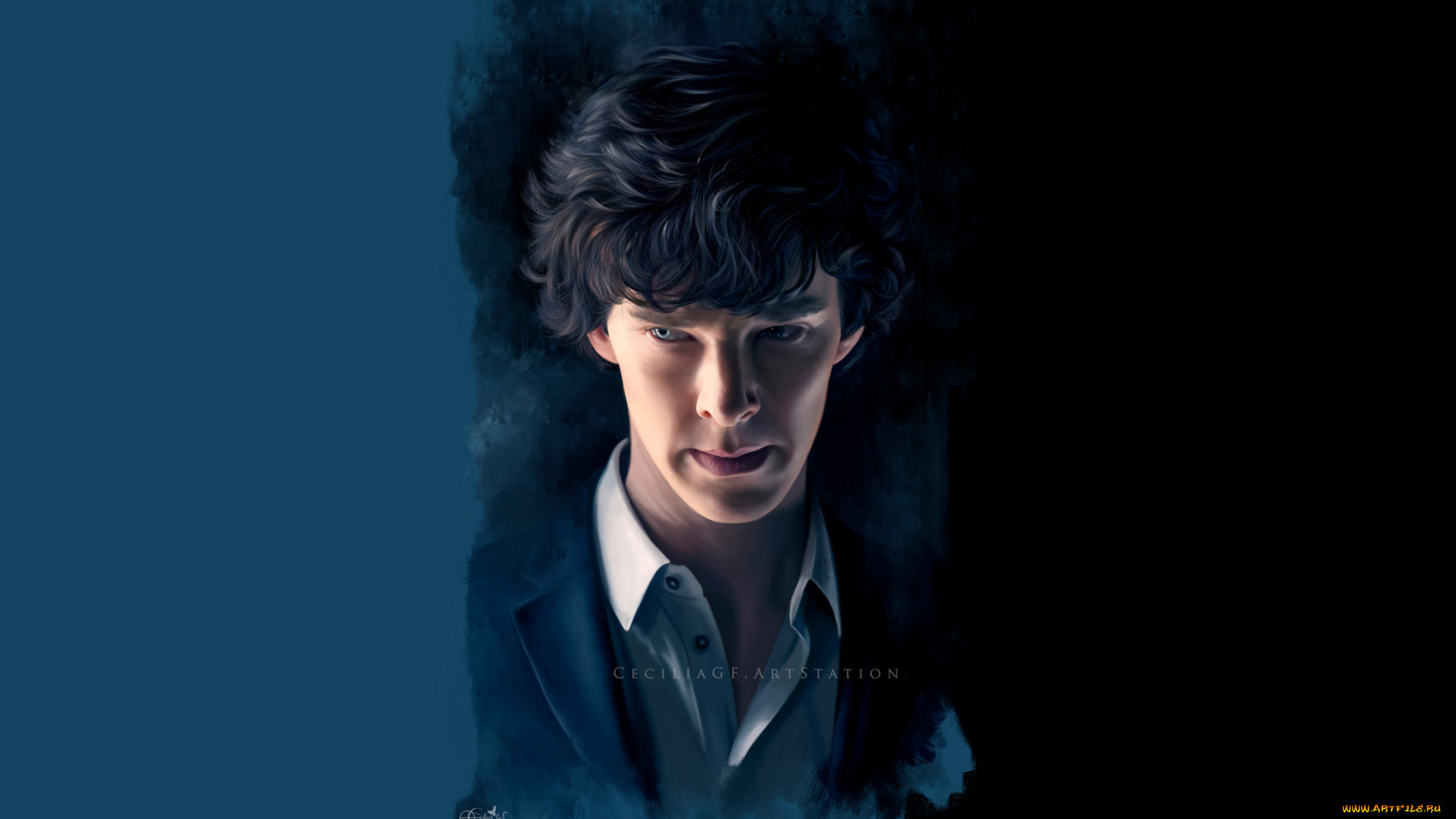 sherlock, bbc, рисованное, кино, sherlock, bbc