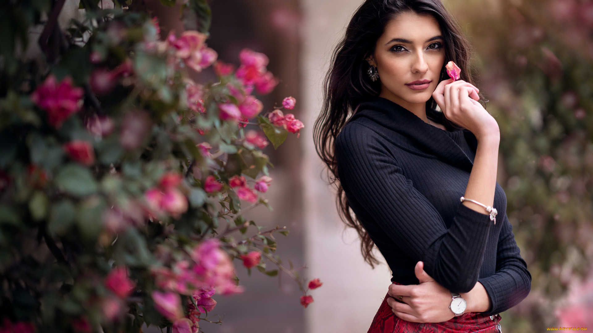 девушки, -, брюнетки, , шатенки, взгляд