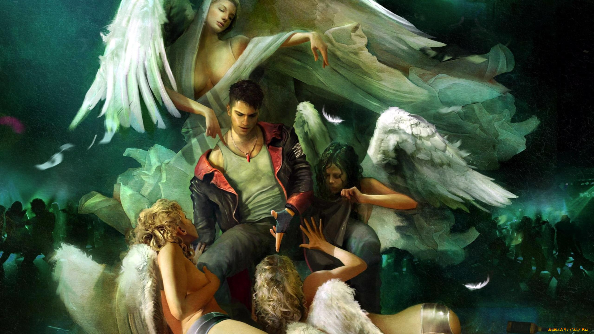 видео, игры, devil, may, cry, 5, парень, ангелы