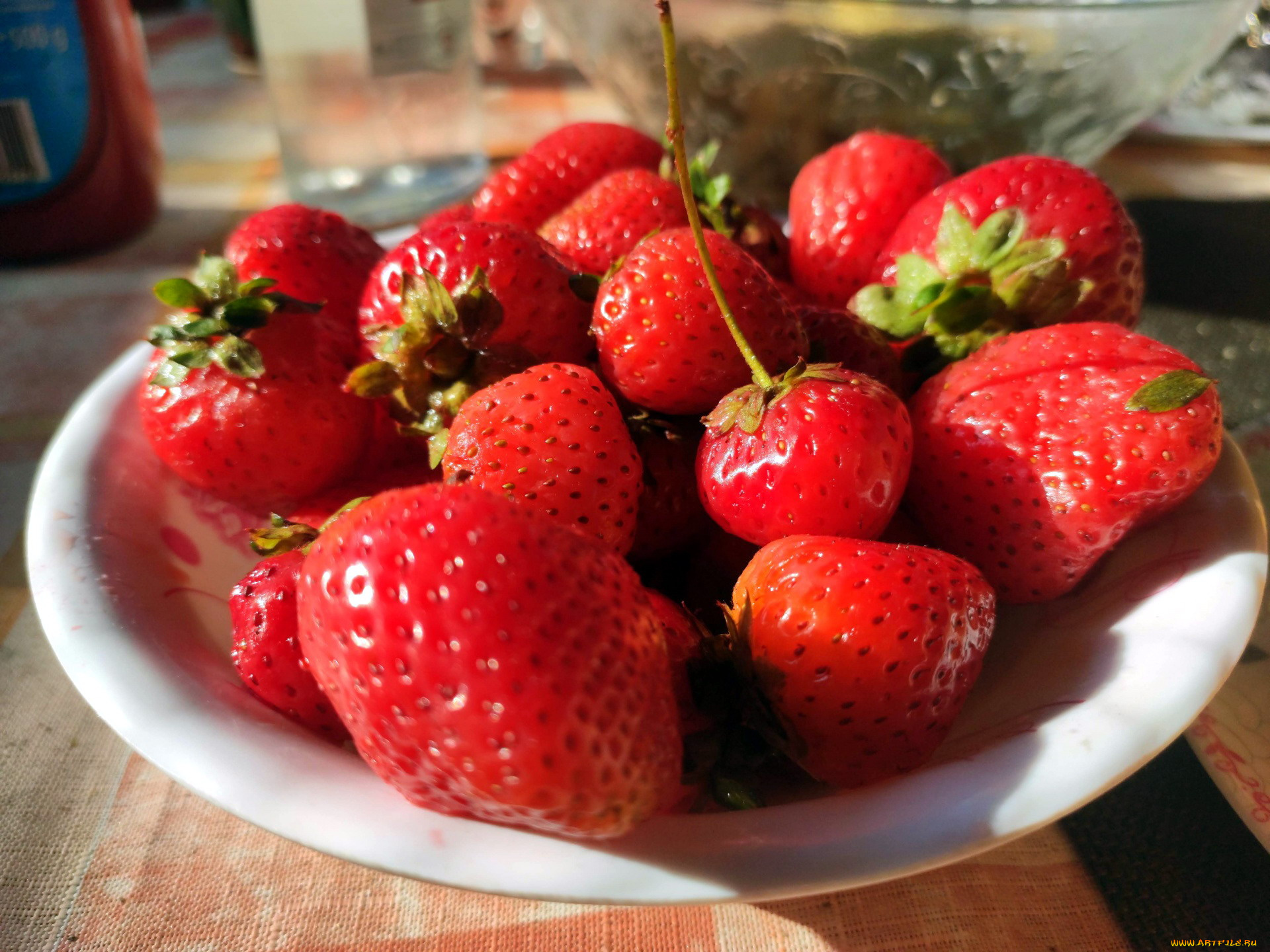 еда, клубника, , земляника