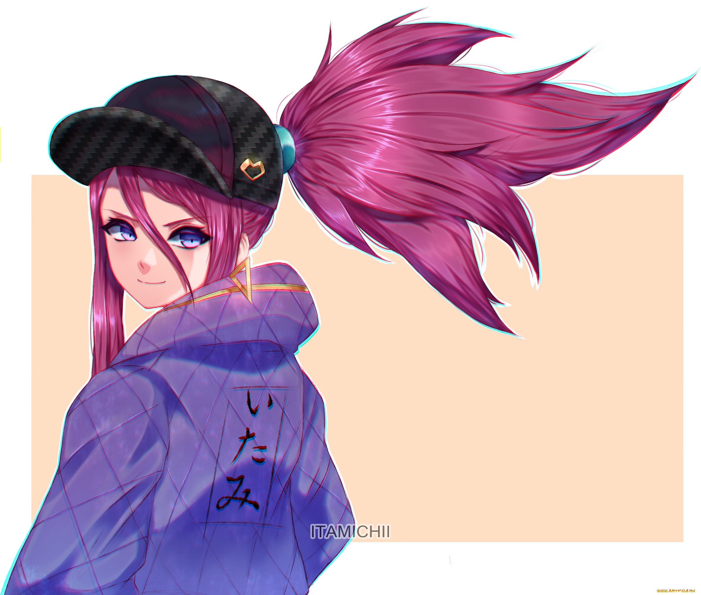 видео, игры, league, of, legends, девушка, кепка, куртка