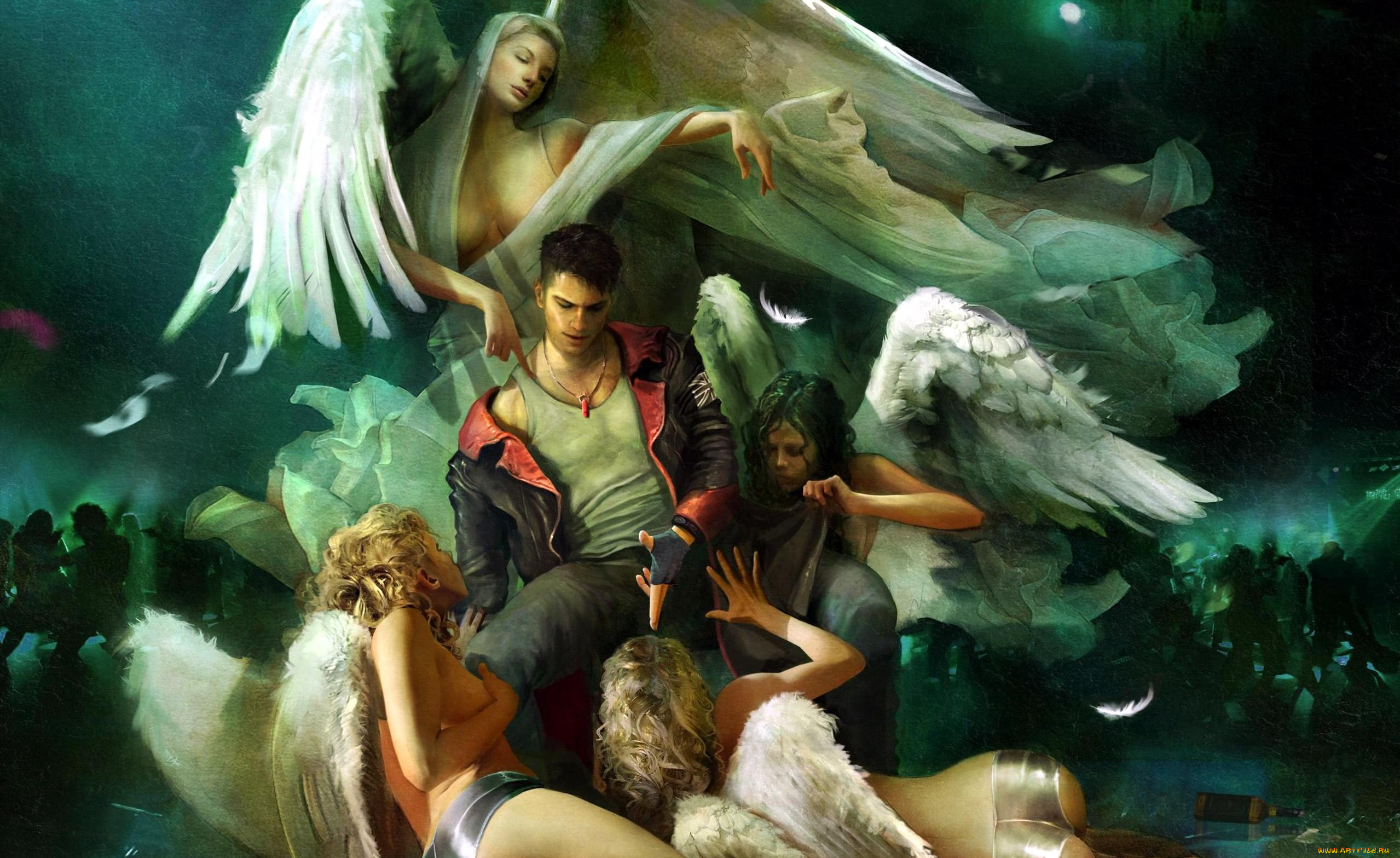 видео, игры, devil, may, cry, 5, парень, ангелы