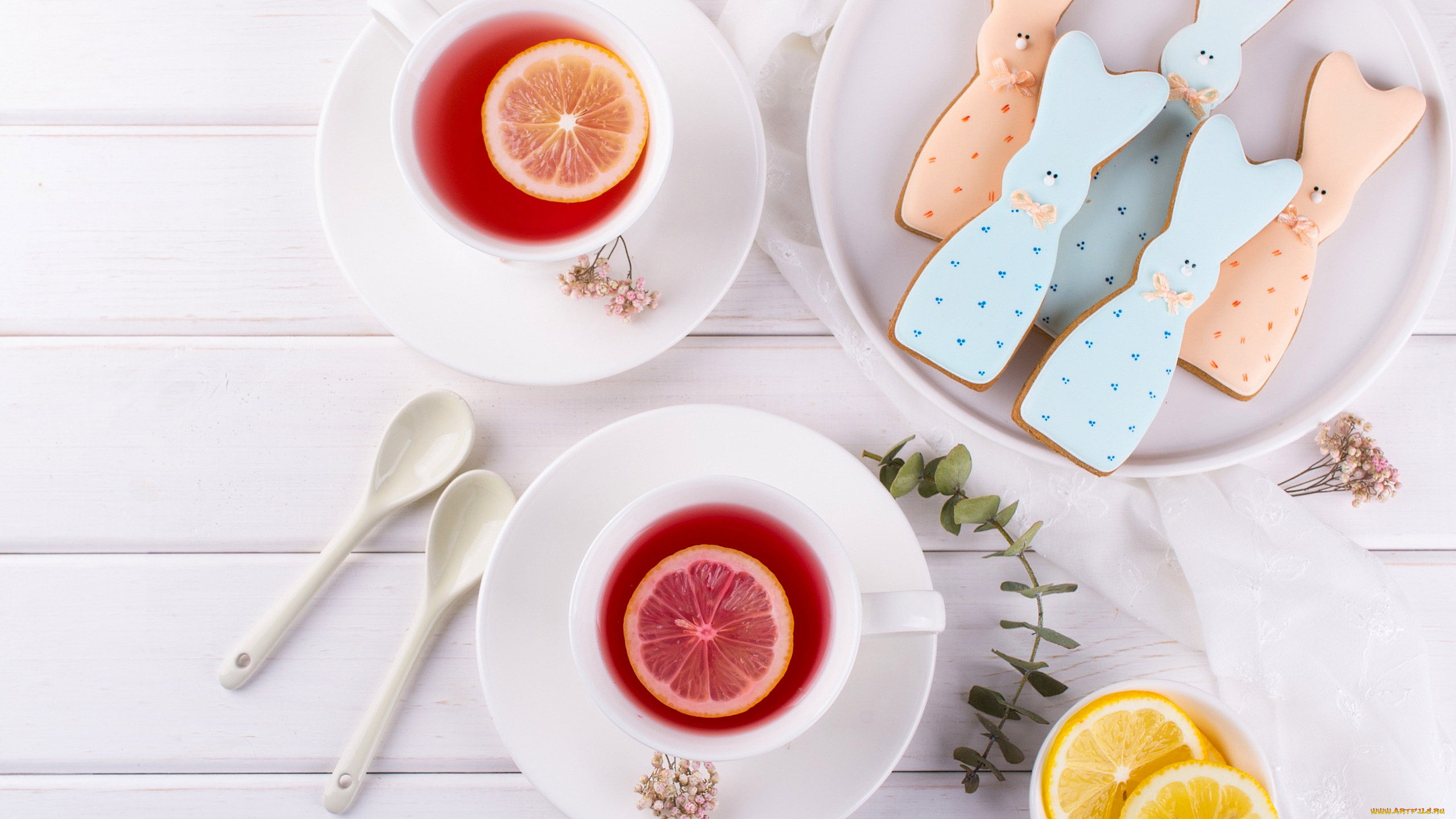 еда, напитки, , чай, печенье, чай, лимон