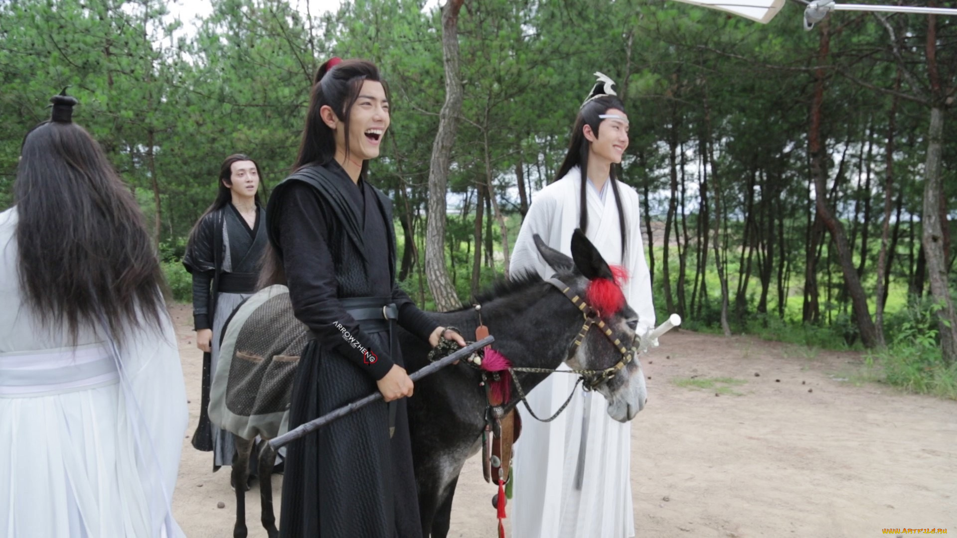 разное, знаменитости, ван, ибо, сяо, чжань, костюмы, люди, съемки, ослик