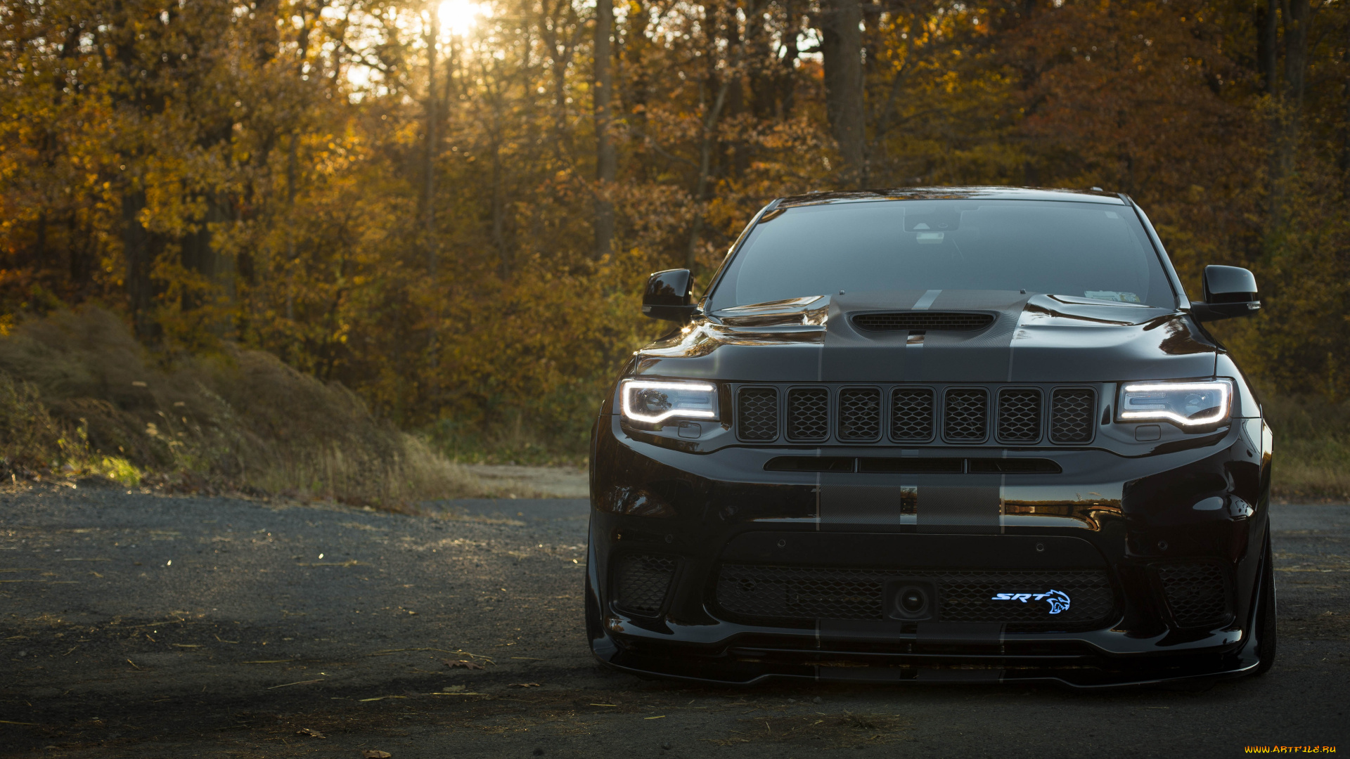 2022, jeep, grand, cherokee, trackhawk, srt8, автомобили, jeep, grand, cherokee, trackhawk, 2022, вид, спереди, экстерьер, черный, гранд, чероки, тюнинг, американские, srt8, джип
