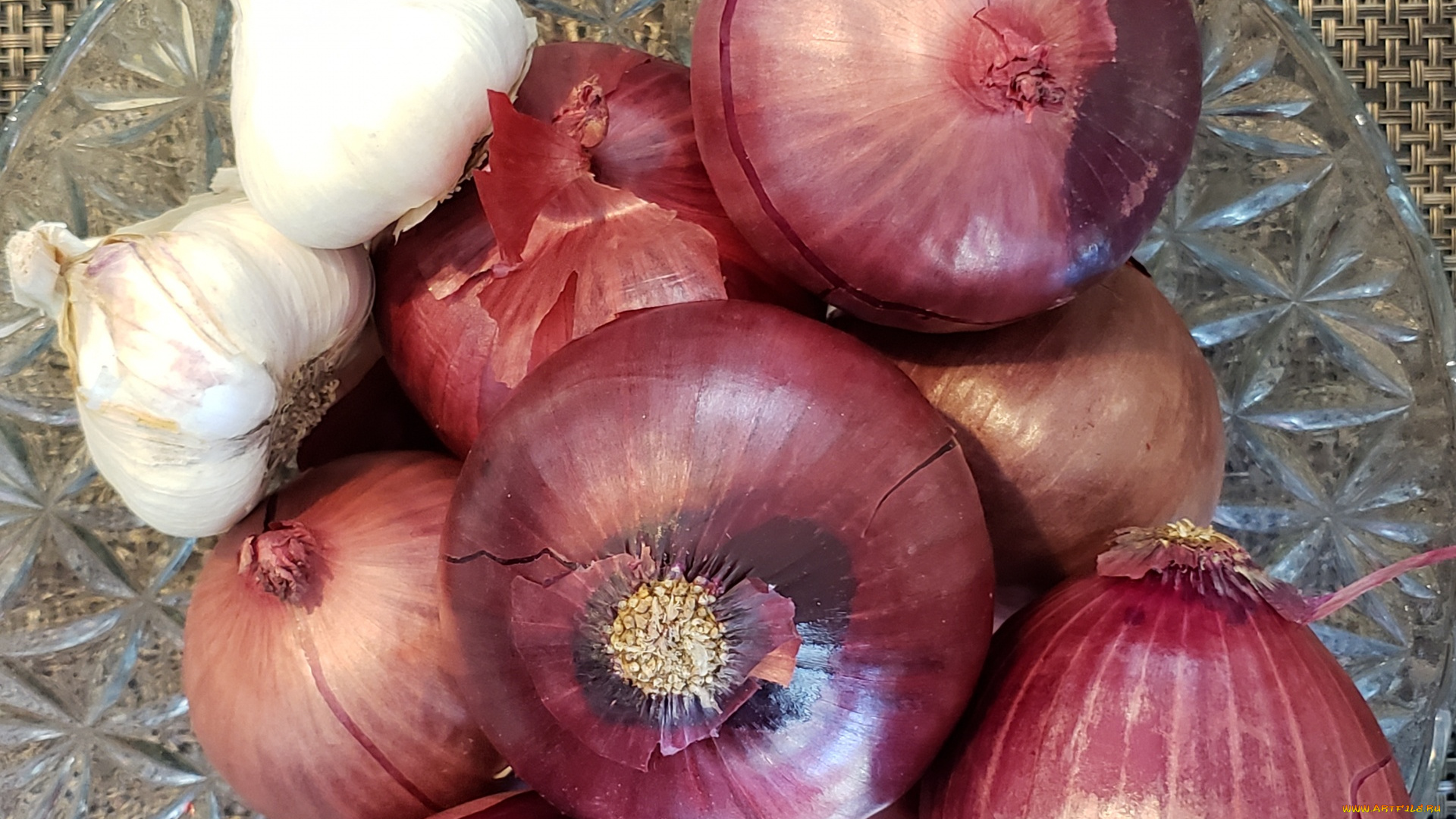 еда, овощи, лук, чеснок