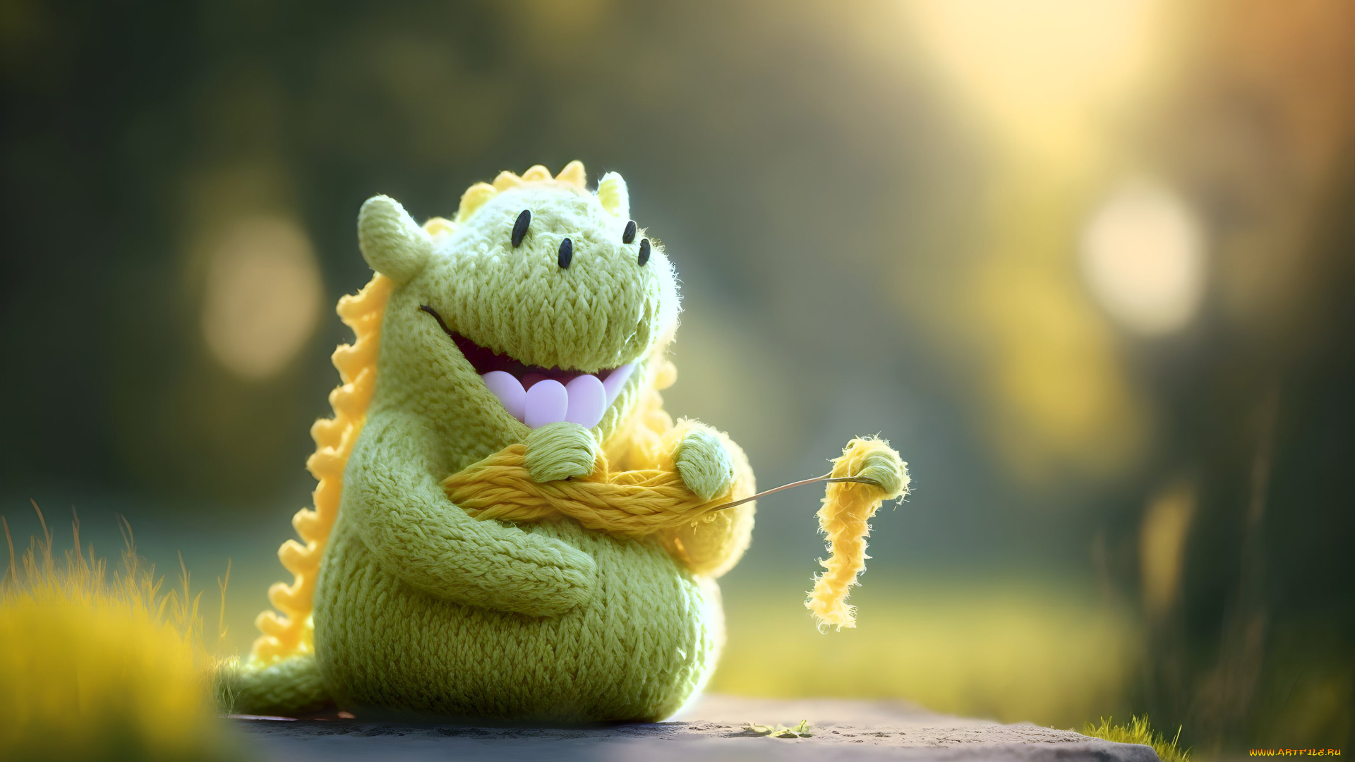 разное, ремесла, , поделки, , рукоделие, нейросети, графика, нейроарт, ai, art, нейронные, сети, рисунки, нейро, искусство, вязаный, дракон