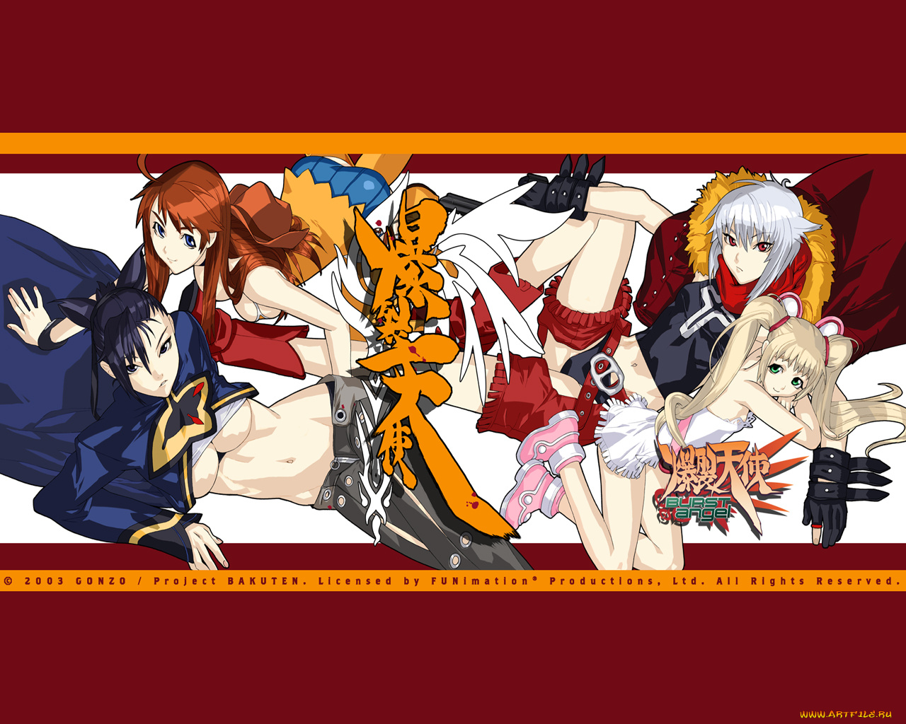 burst, angel, аниме, bakuretsu, tenshi