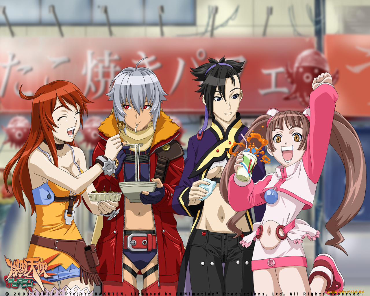 burst, angel, аниме, bakuretsu, tenshi