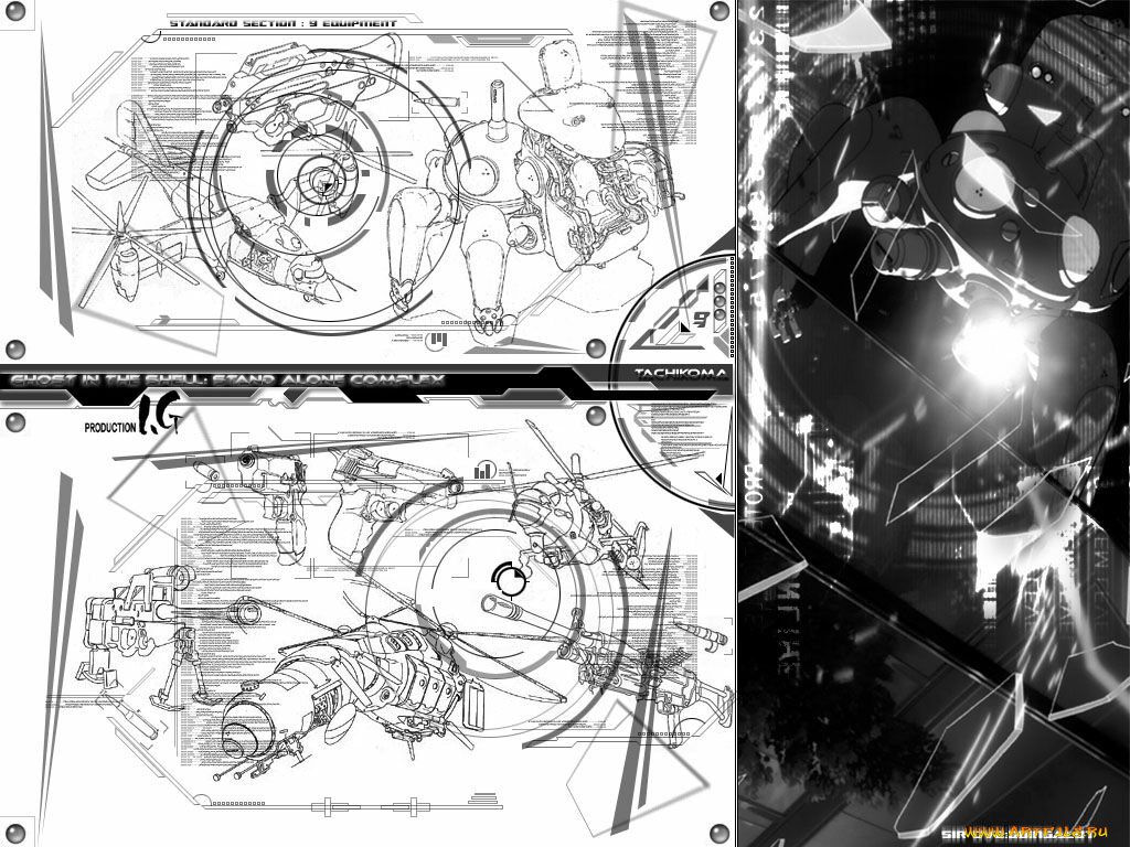 аниме, ghost, in, the, shell