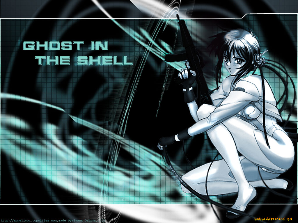 аниме, ghost, in, the, shell