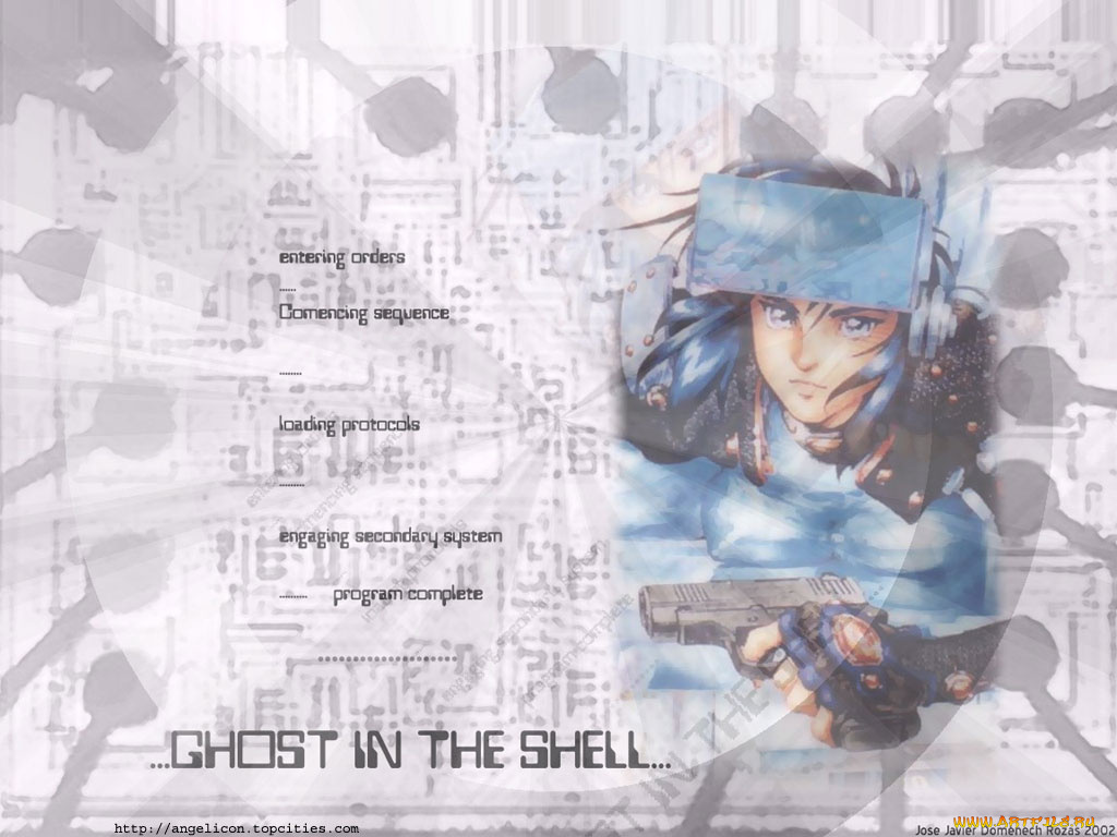 аниме, ghost, in, the, shell