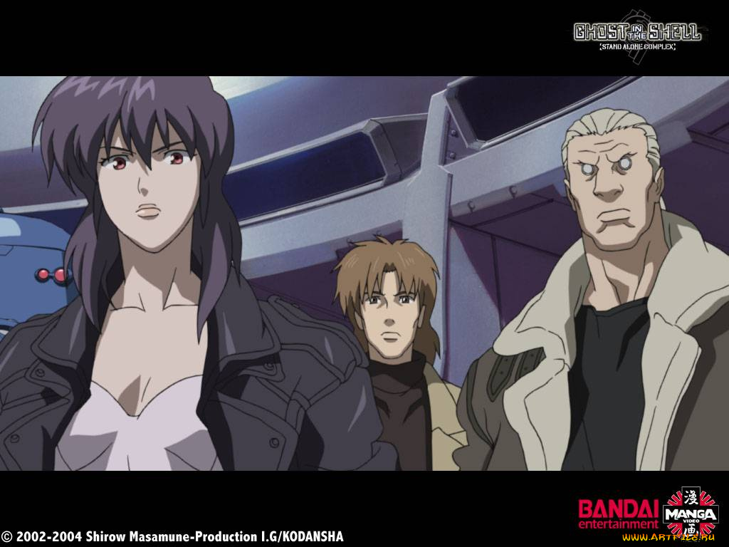 аниме, ghost, in, the, shell