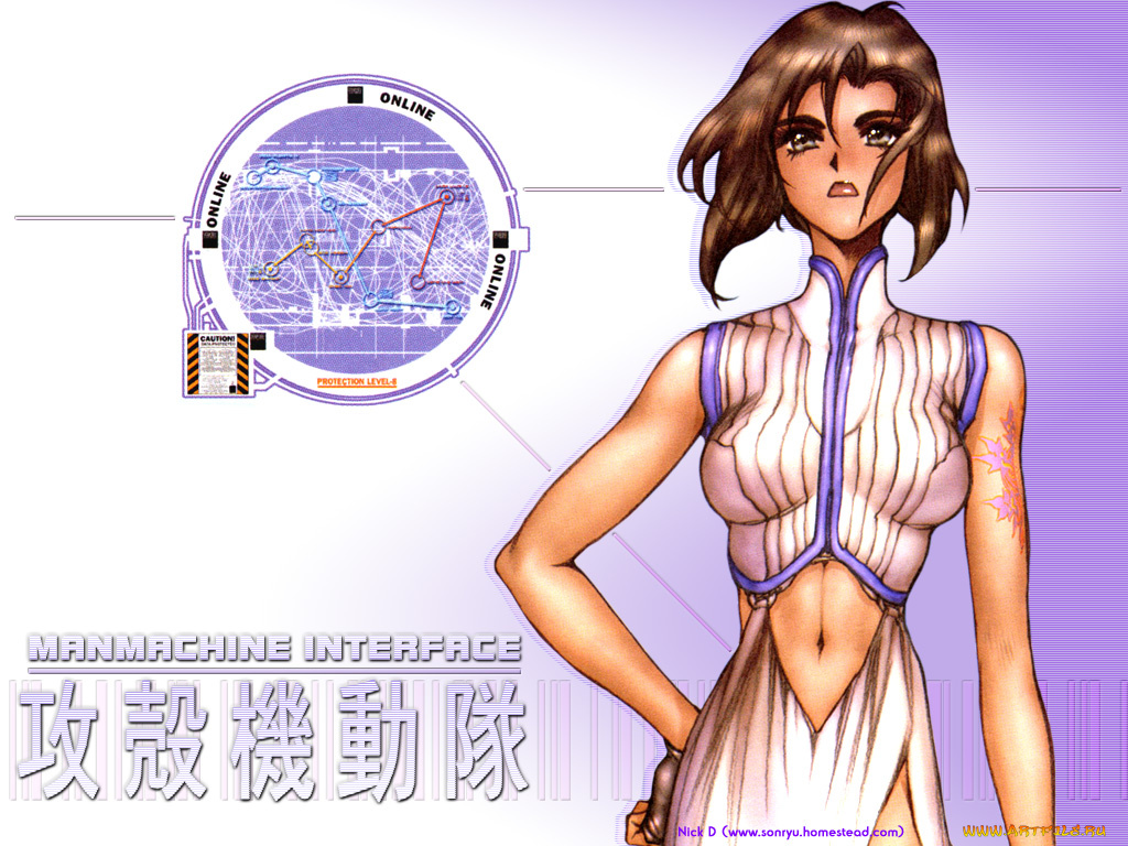 аниме, ghost, in, the, shell