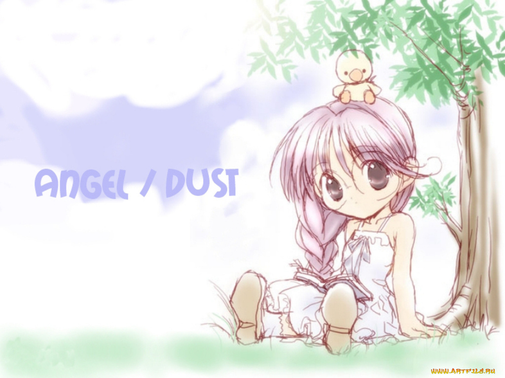 аниме, angel, dust