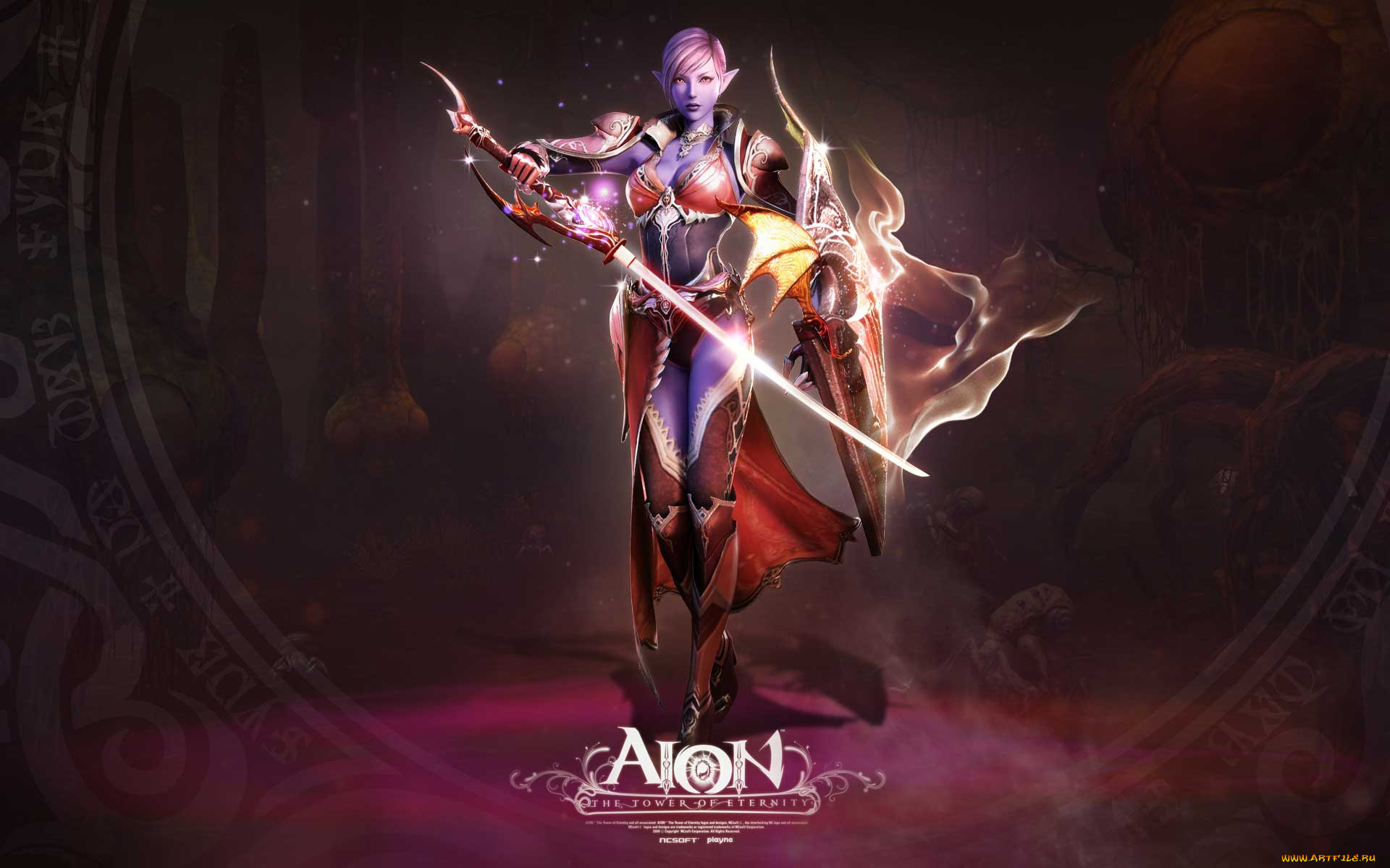 видео, игры, aion, the, tower, of, eternity