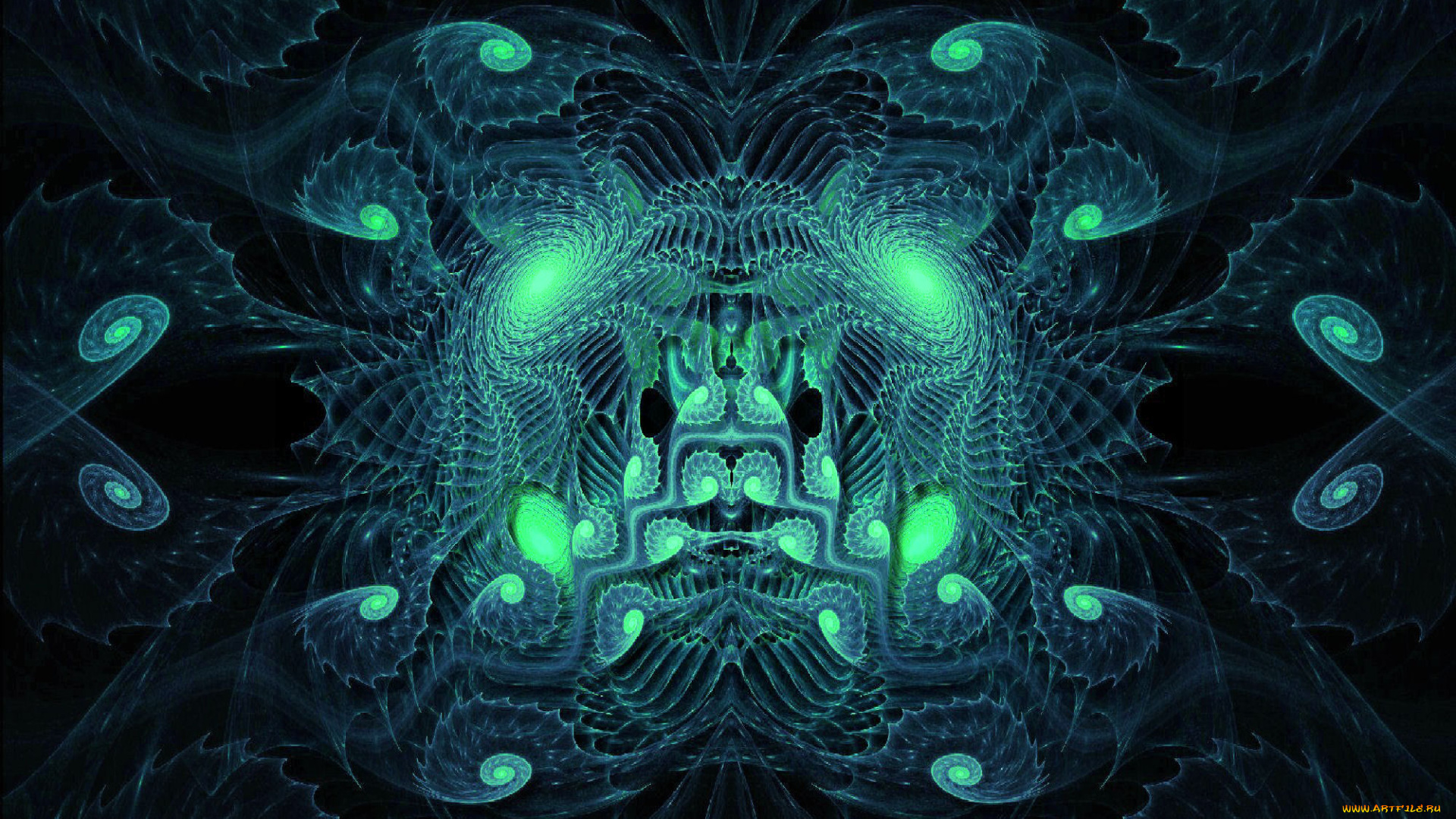 3д, графика, fractal, фракталы