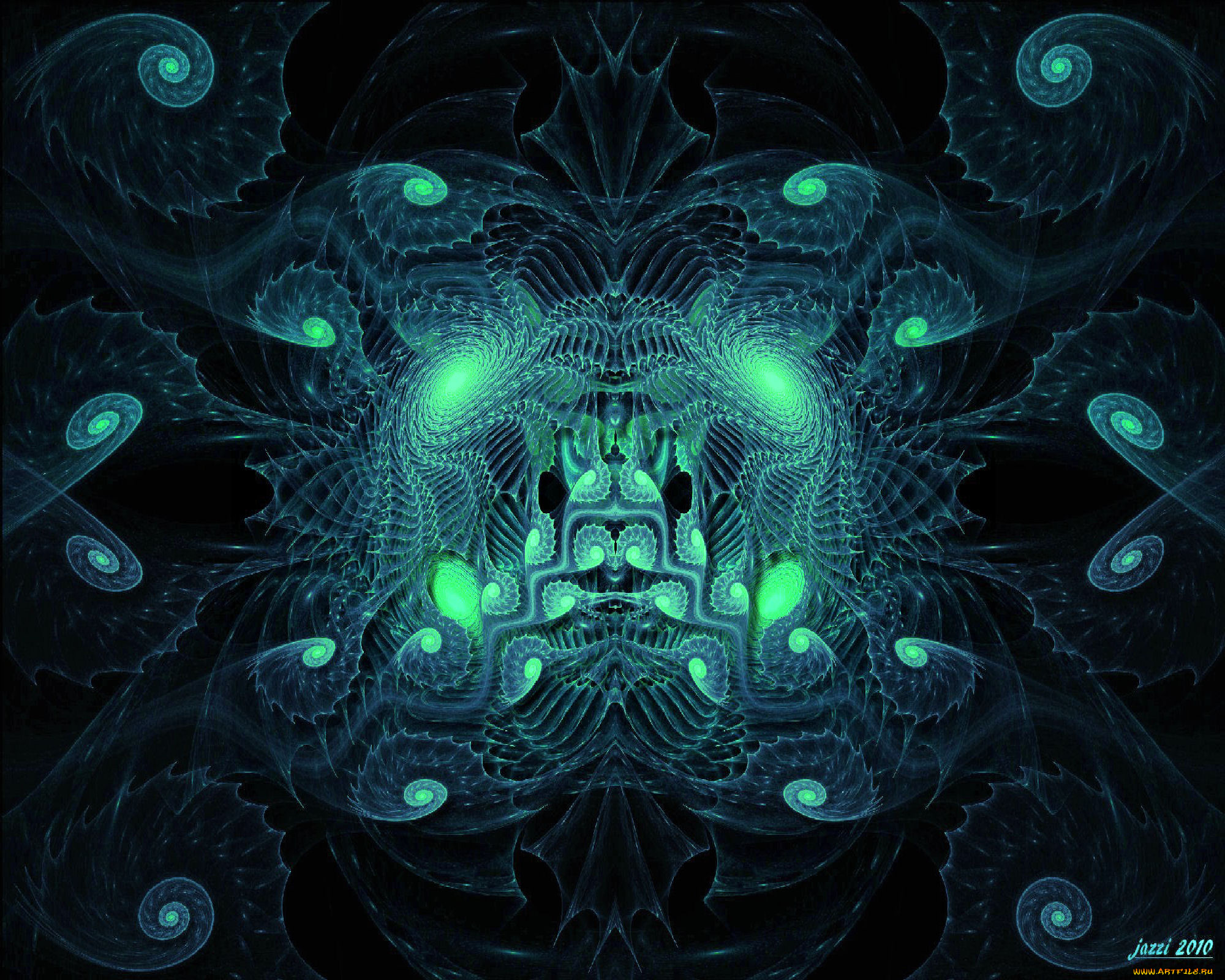 3д, графика, fractal, фракталы