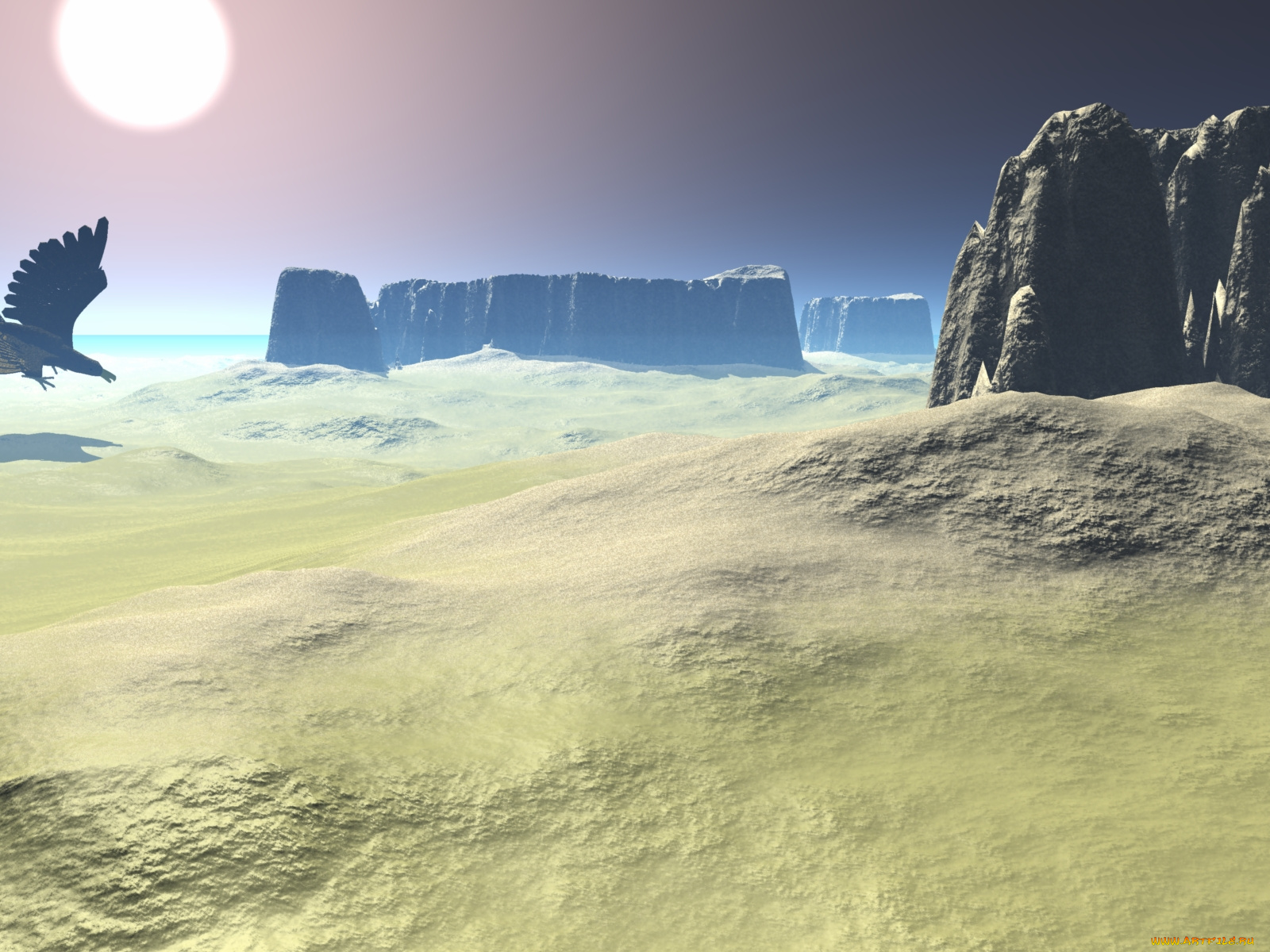 3д, графика, nature, landscape, природа