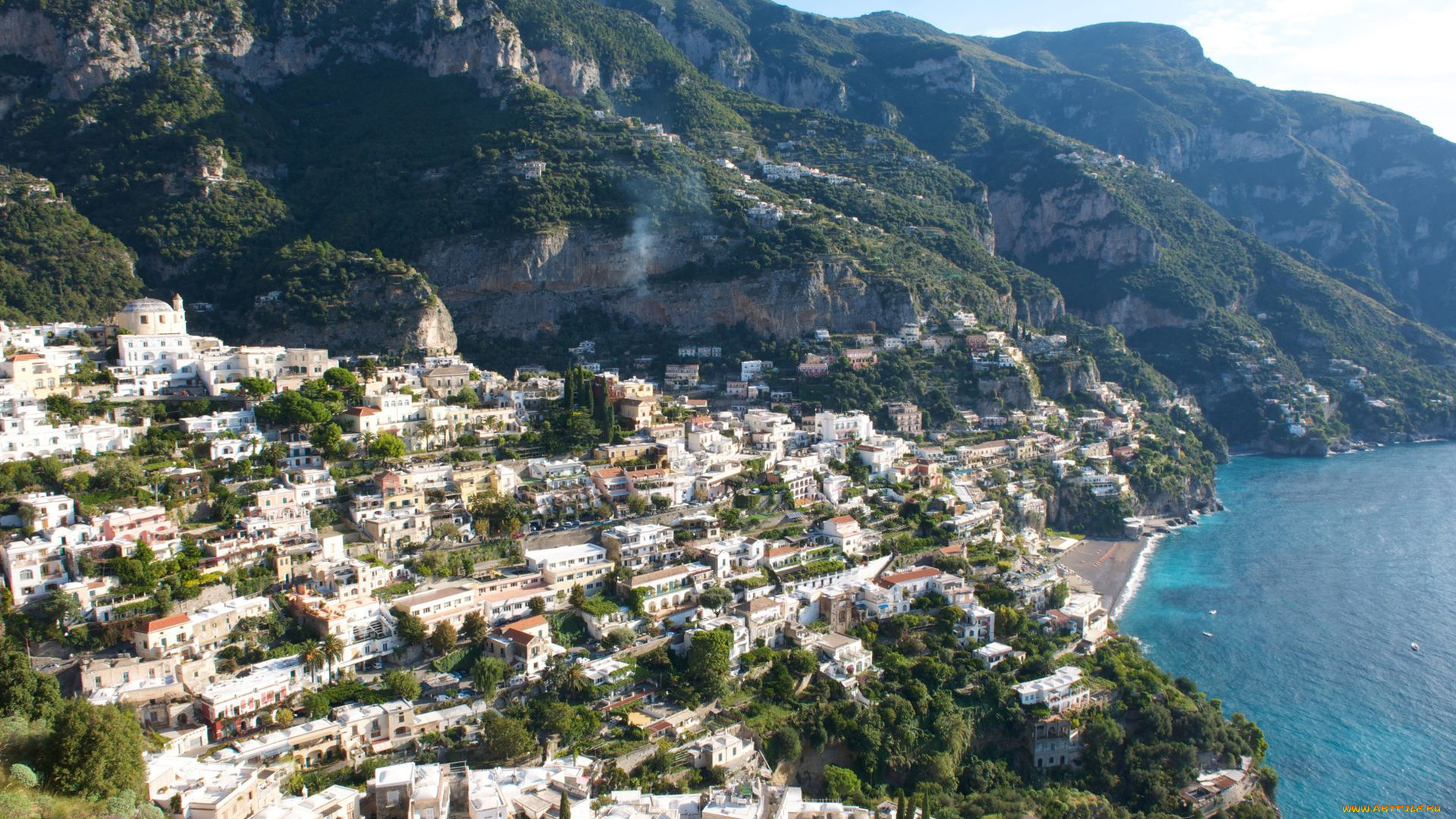 italy, города, амальфийское, лигурийское, побережье, италия, горы, дома