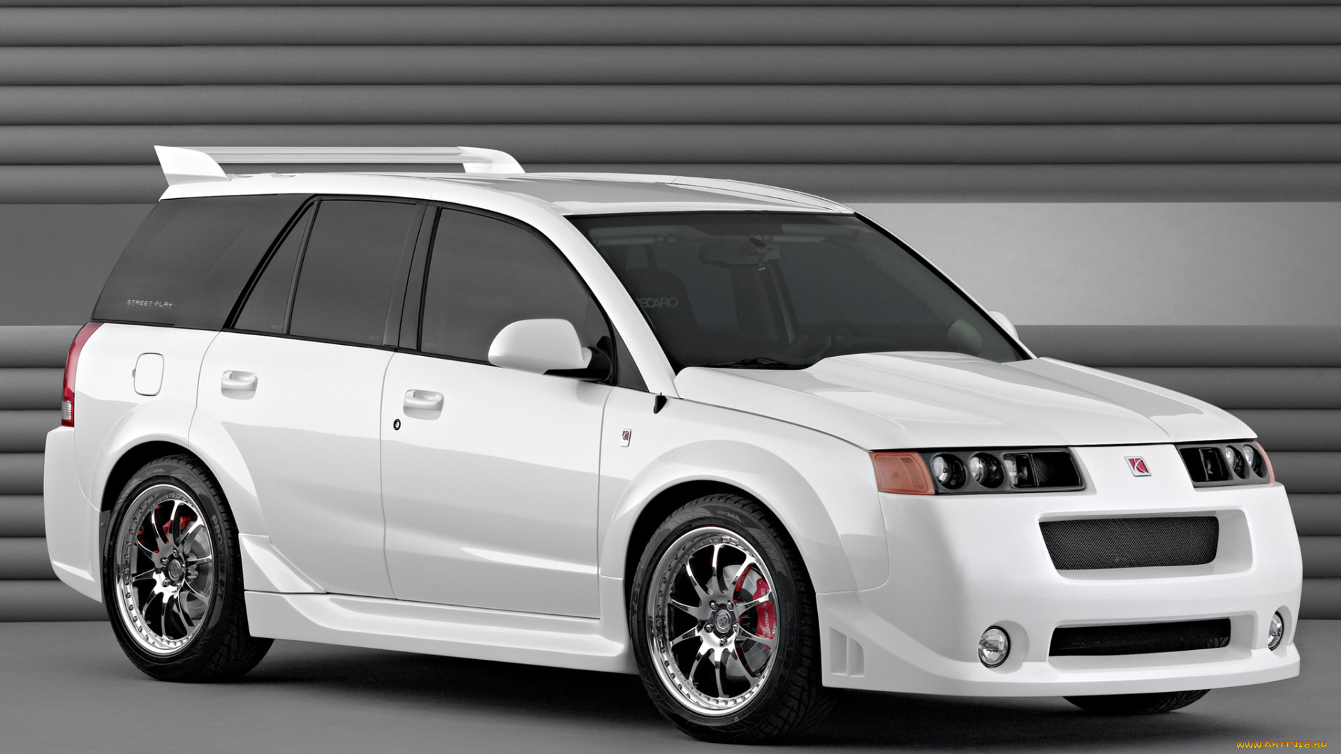 saturn, vue, red, line, street, play, concept, автомобили