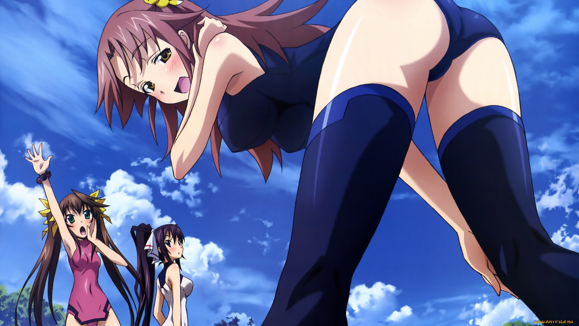 аниме, infinite, stratos