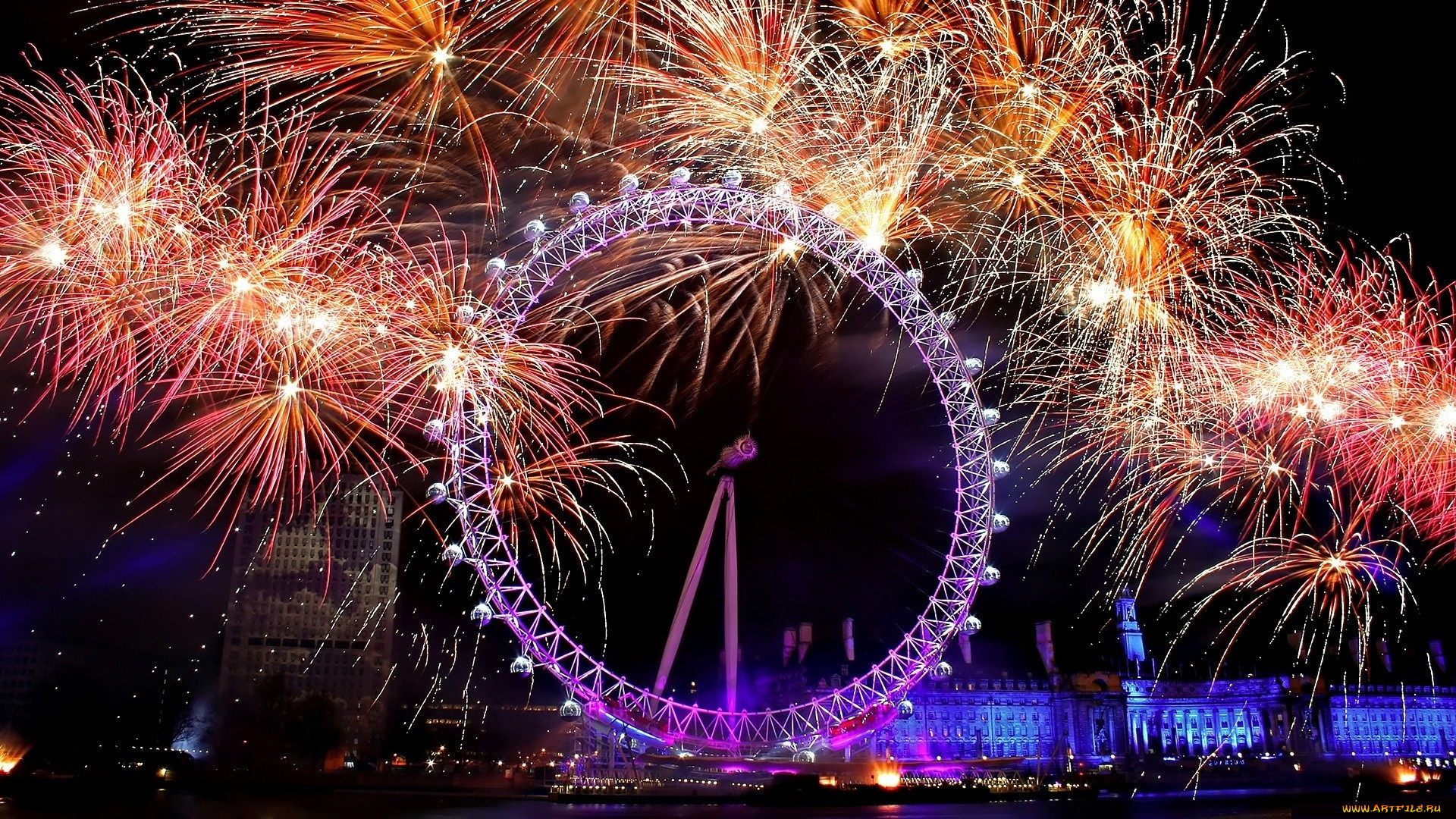 разное, салюты, фейерверки, салют