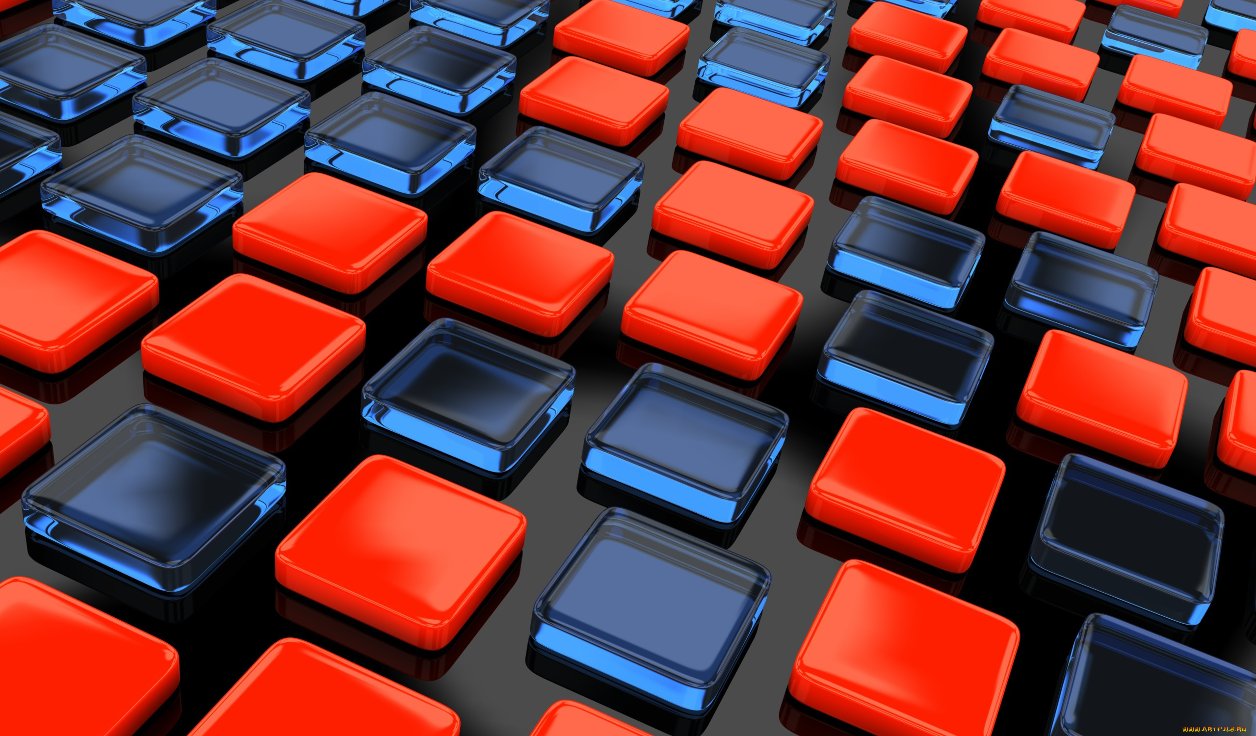 3д, графика, другое, квадраты