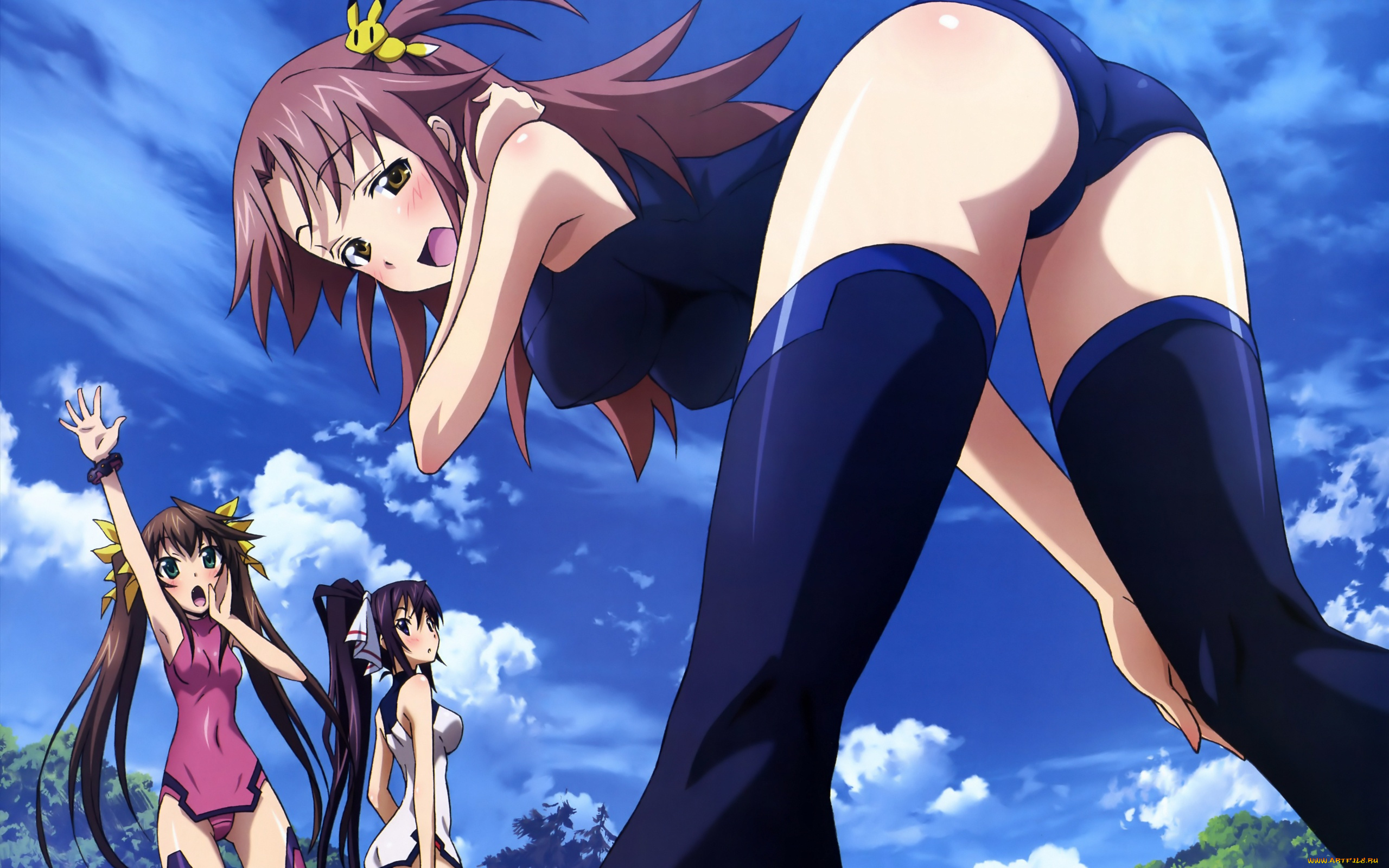 аниме, infinite, stratos