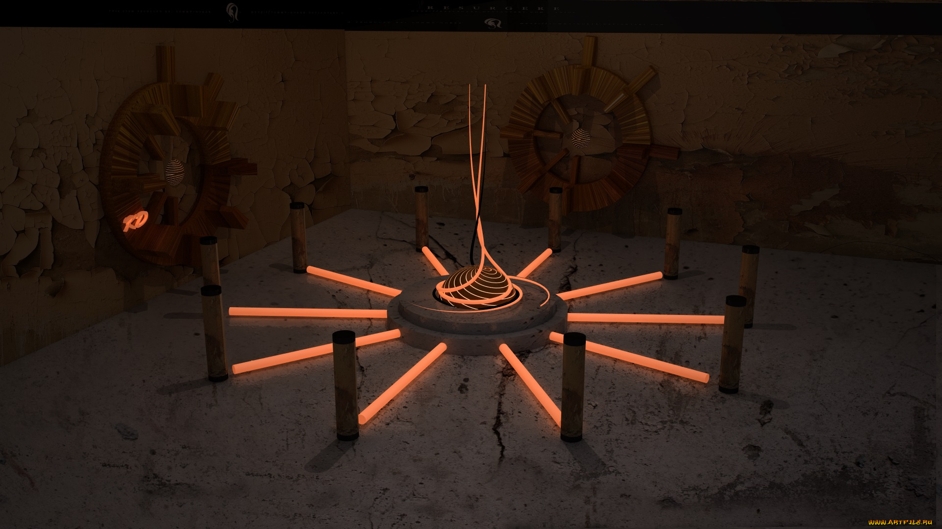 3д, графика, другое, круг