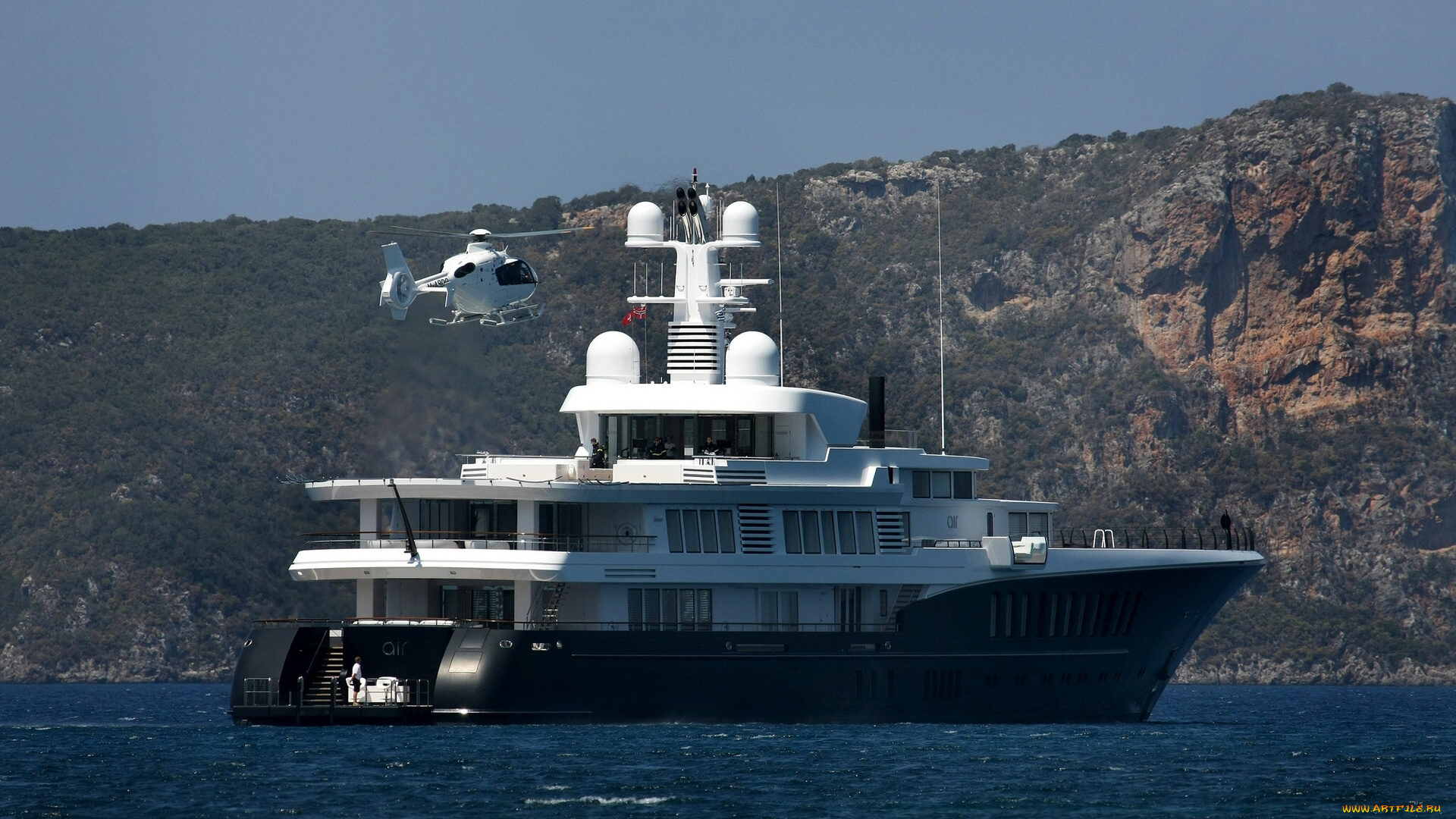 navarino, bay, greece, корабли, Яхты, скалы, вертолёт, греция, наваринская, бухта